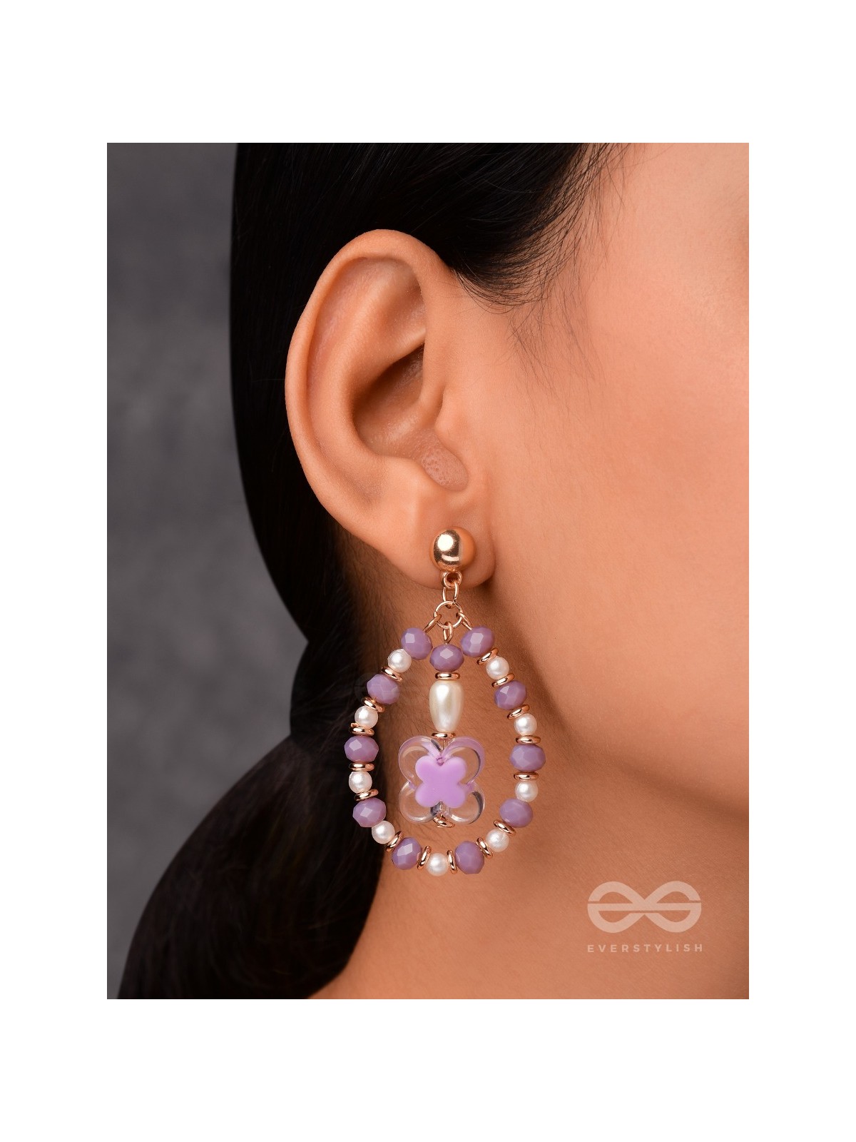 BOTANICAL BLISSFUL BEAUTIES - CLASSIC MODERN EARRINGS