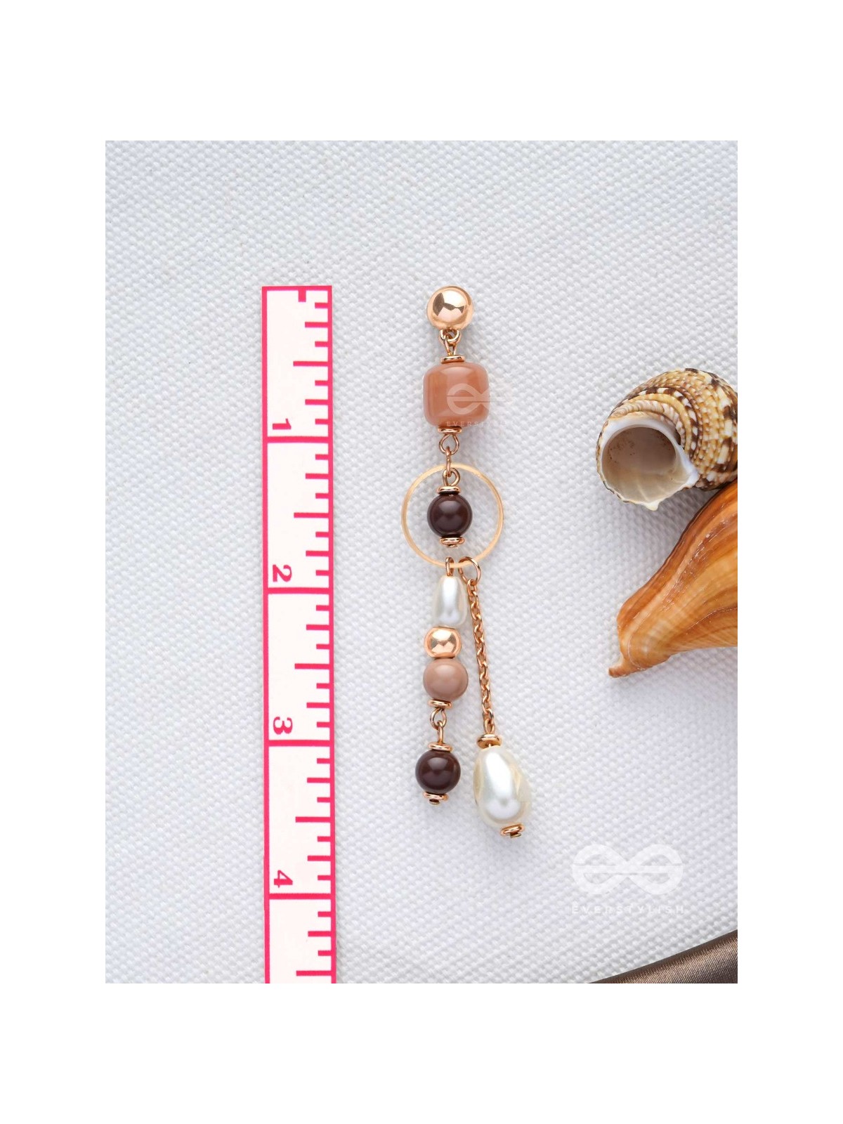 THE HAZELNUT HUES - CASUAL DROP EARRINGS