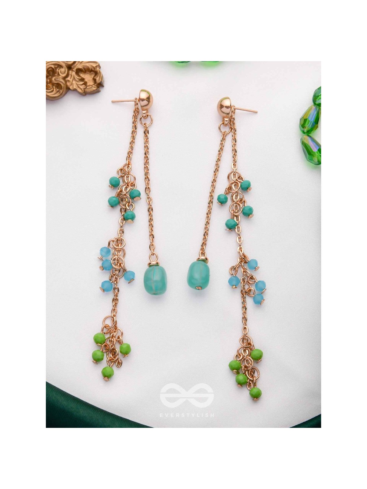 THE SONG OF AVES - GOLDEN DROP EARRING