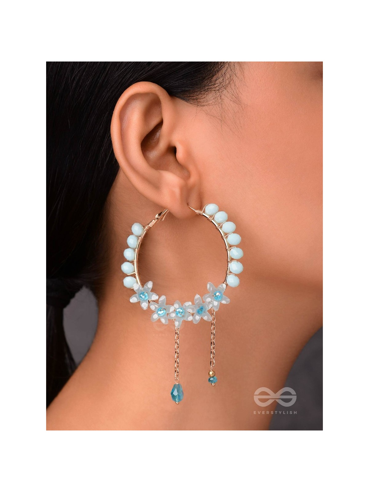 BUBBLE BURST BEAUTIES - CUTE HOOP EARRINGS