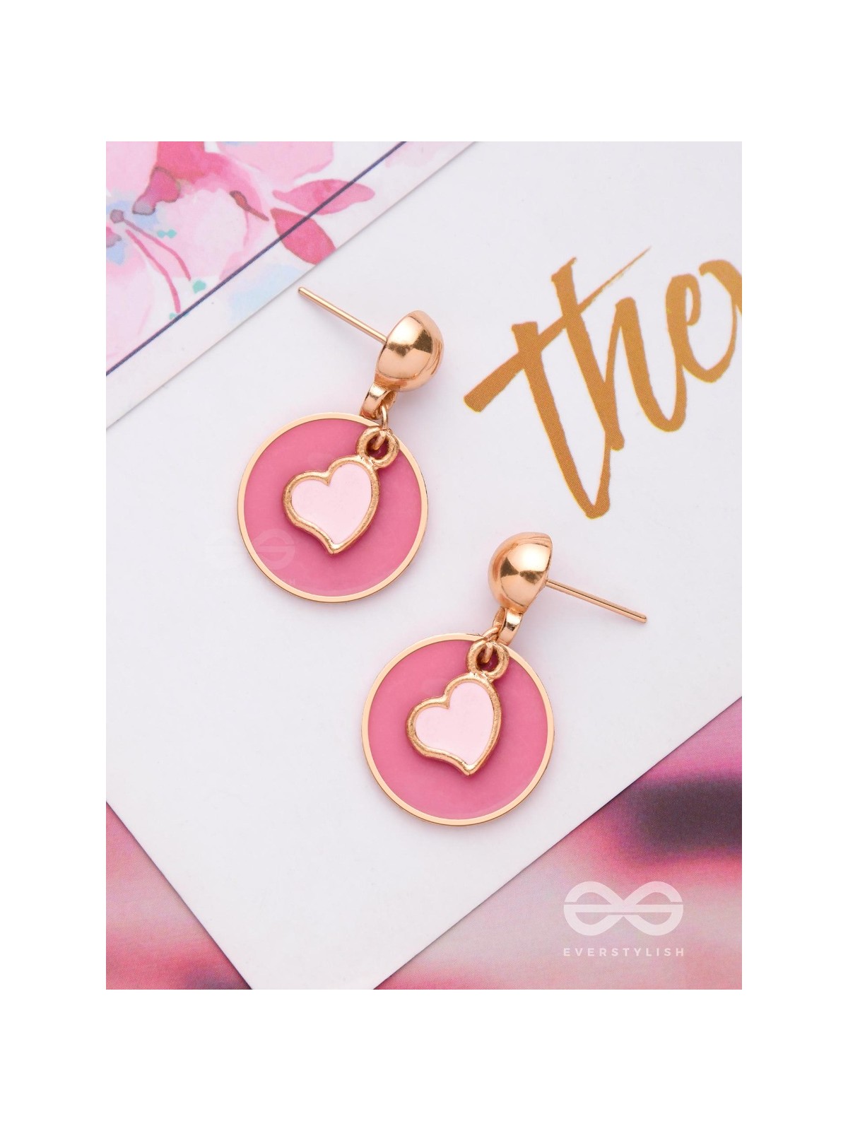 BERRY BLUSHING BEATS - CUTE DROP EARRINGS