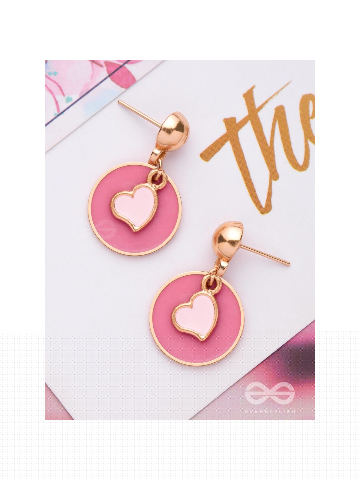 BERRY BLUSHING BEATS - CUTE DROP EARRINGS