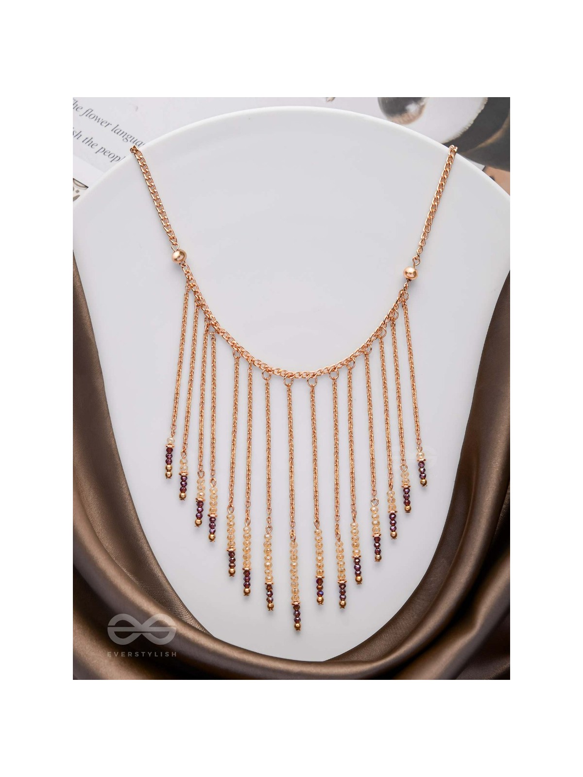 The Dancing Waterfall - Elegant And Casual Neckpiece With Anti-Tarnish Coating 
