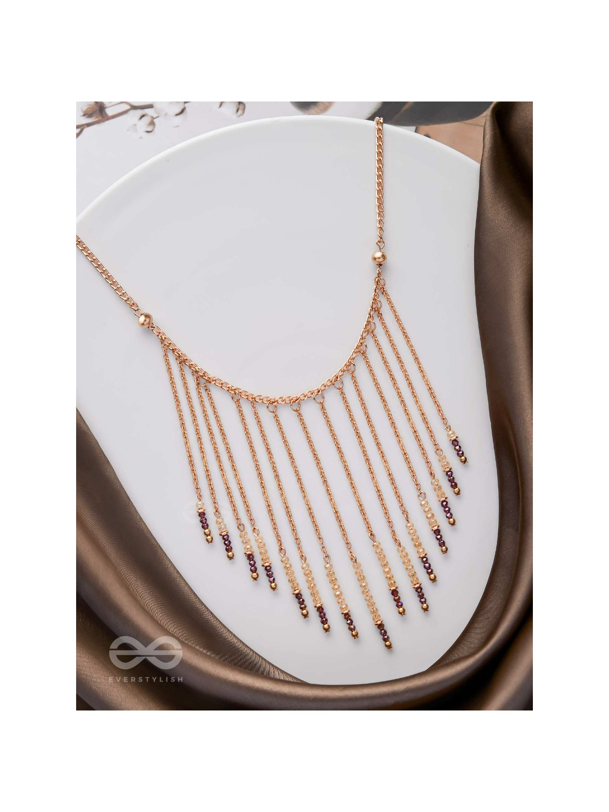 The Dancing Waterfall - Elegant And Casual Neckpiece With Anti-Tarnish Coating 
