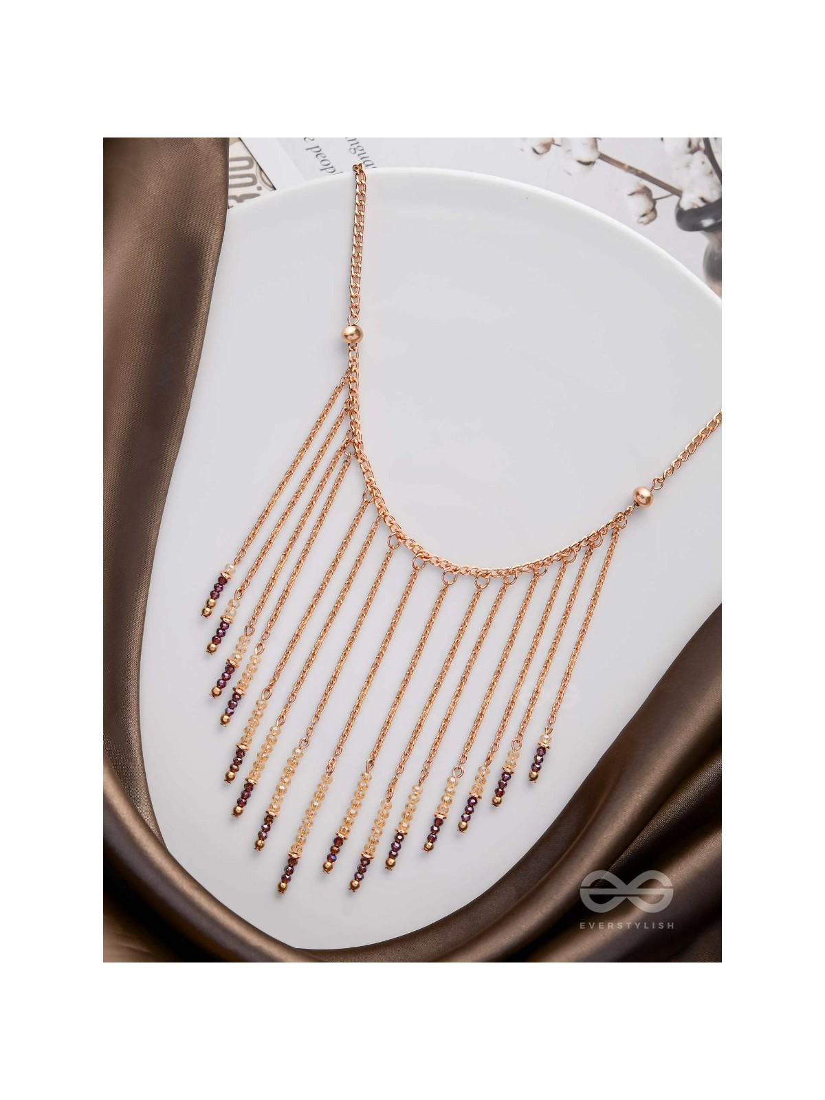 The Dancing Waterfall - Elegant And Casual Neckpiece With Anti-Tarnish Coating 