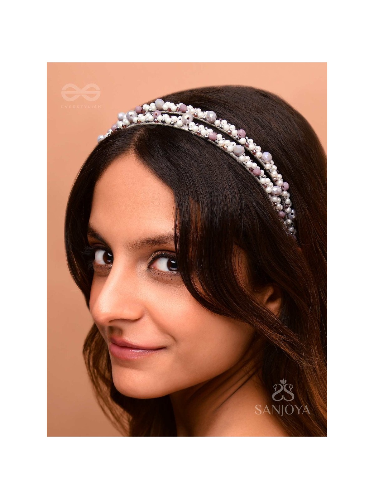 Vivikta - The Refined Splendor - Beaded Hand Embroidered Hairband