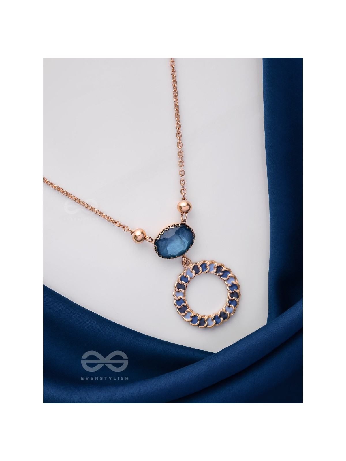 The Celestial Reflections - Casual And Modern Neckpiece With Anti-Tarnish Coating 
