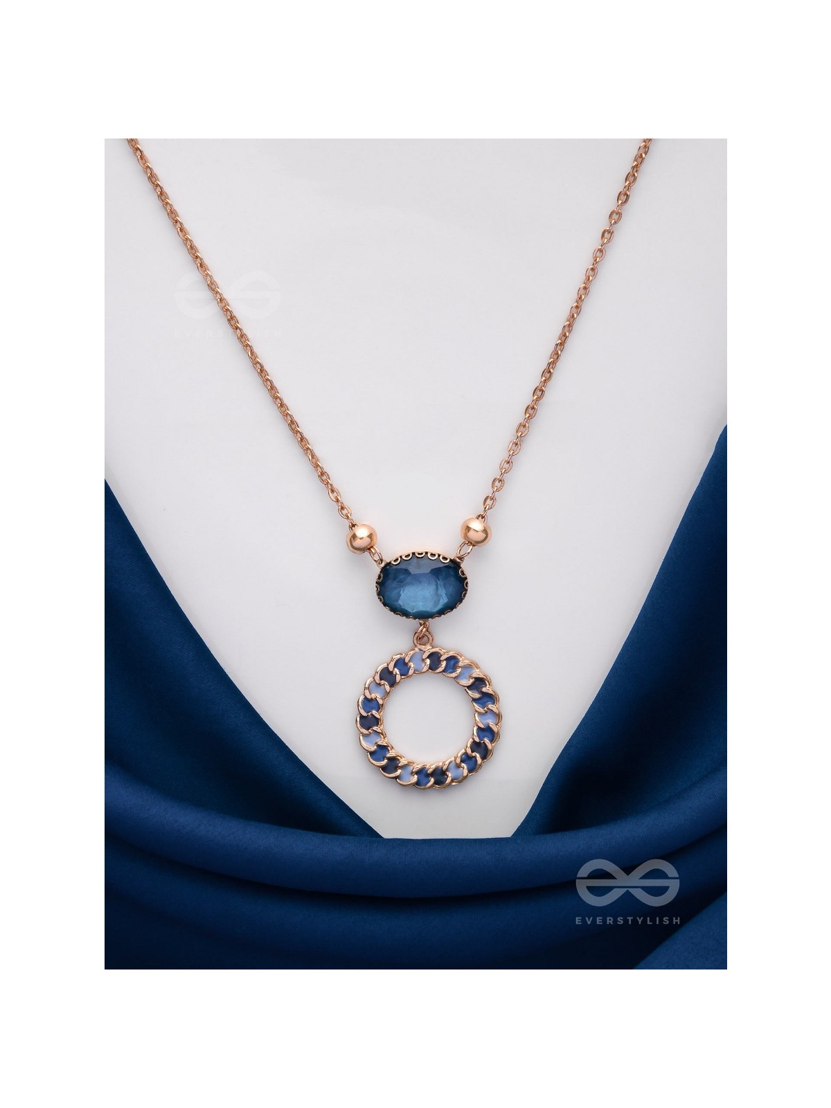 The Celestial Reflections - Casual And Modern Neckpiece With Anti-Tarnish Coating 