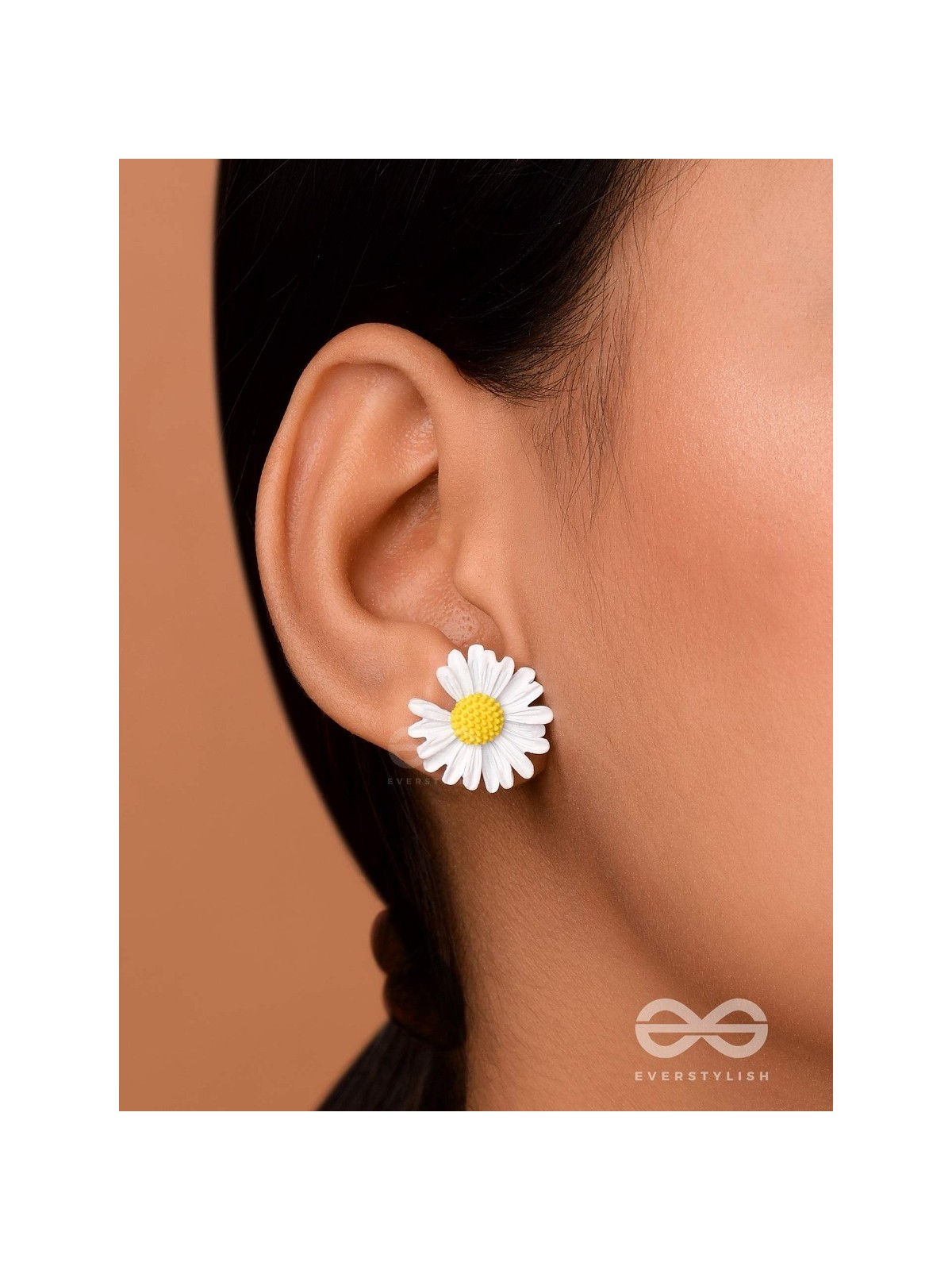 FORGET-ME-NOT - CASUAL STUD EARRINGS (WHITE)