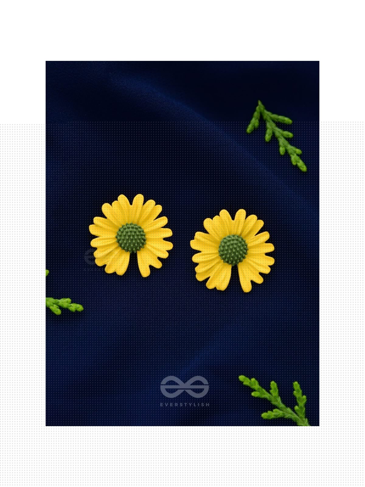 FORGET-ME-NOT - CASUAL STUD EARRINGS (YELLOW)