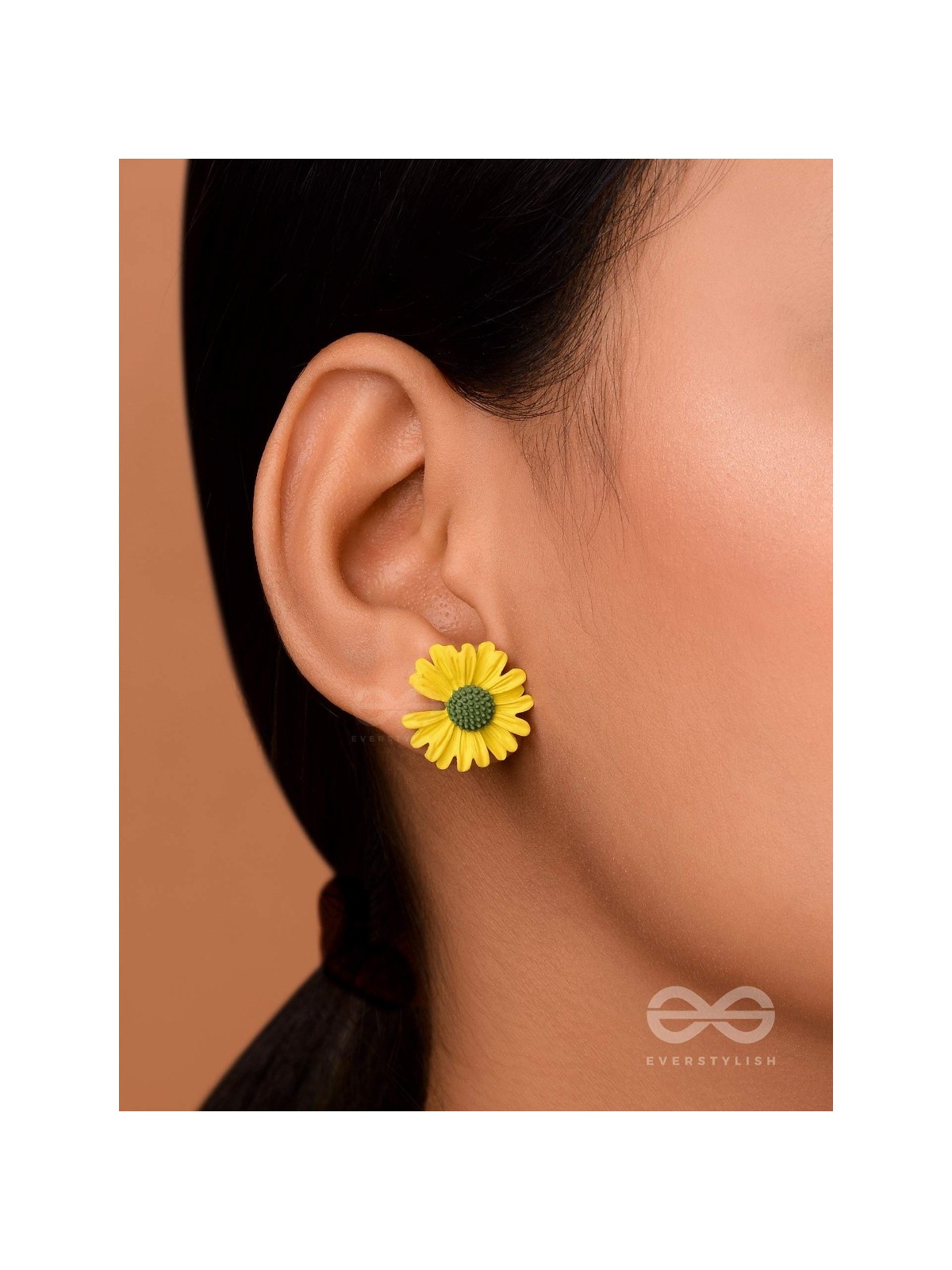 FORGET-ME-NOT - CASUAL STUD EARRINGS (YELLOW)