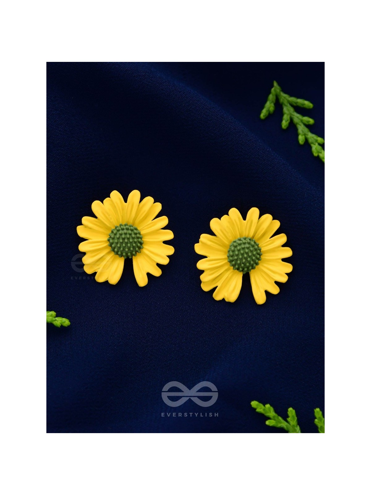 FORGET-ME-NOT - CASUAL STUD EARRINGS (YELLOW)
