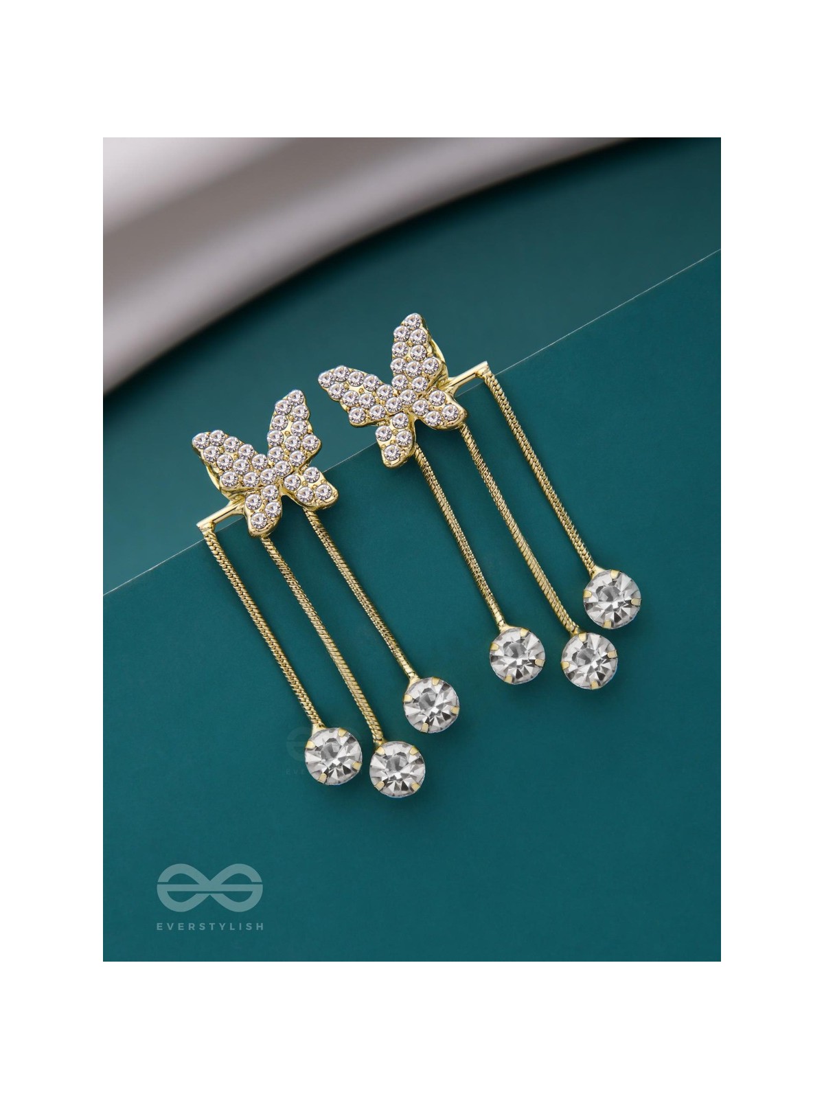 BEEN WINGING IT - GOLDEN SPARKLING EAR JACKETS