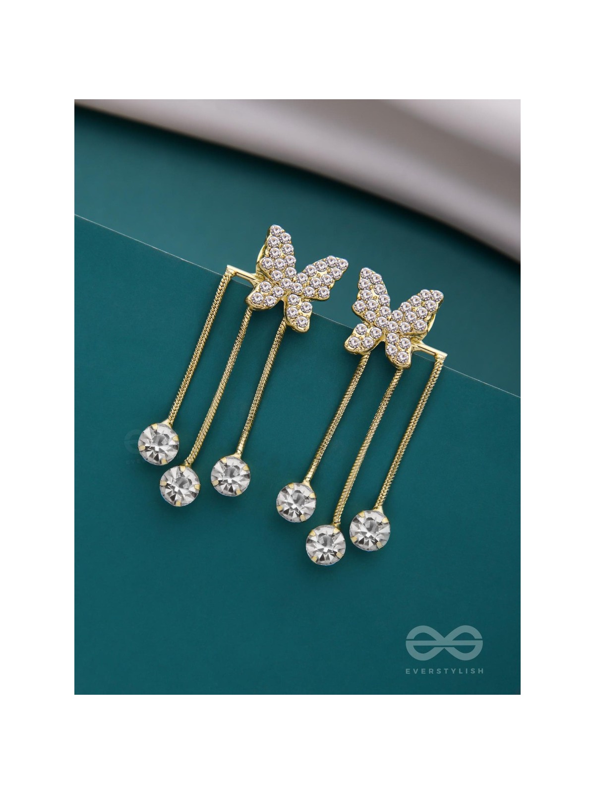 BEEN WINGING IT - GOLDEN SPARKLING EAR JACKETS