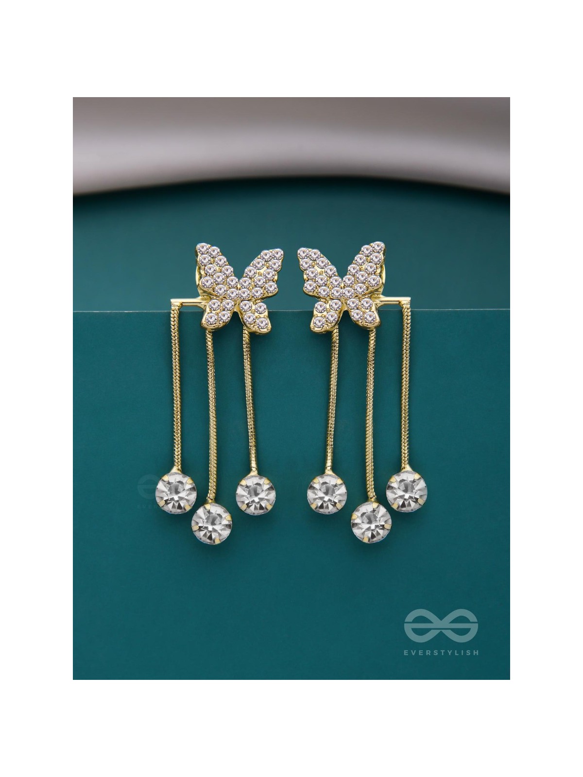 BEEN WINGING IT - GOLDEN SPARKLING EAR JACKETS