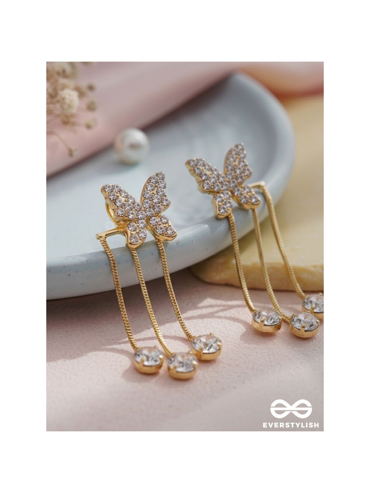 BEEN WINGING IT - GOLDEN SPARKLING EAR JACKETS