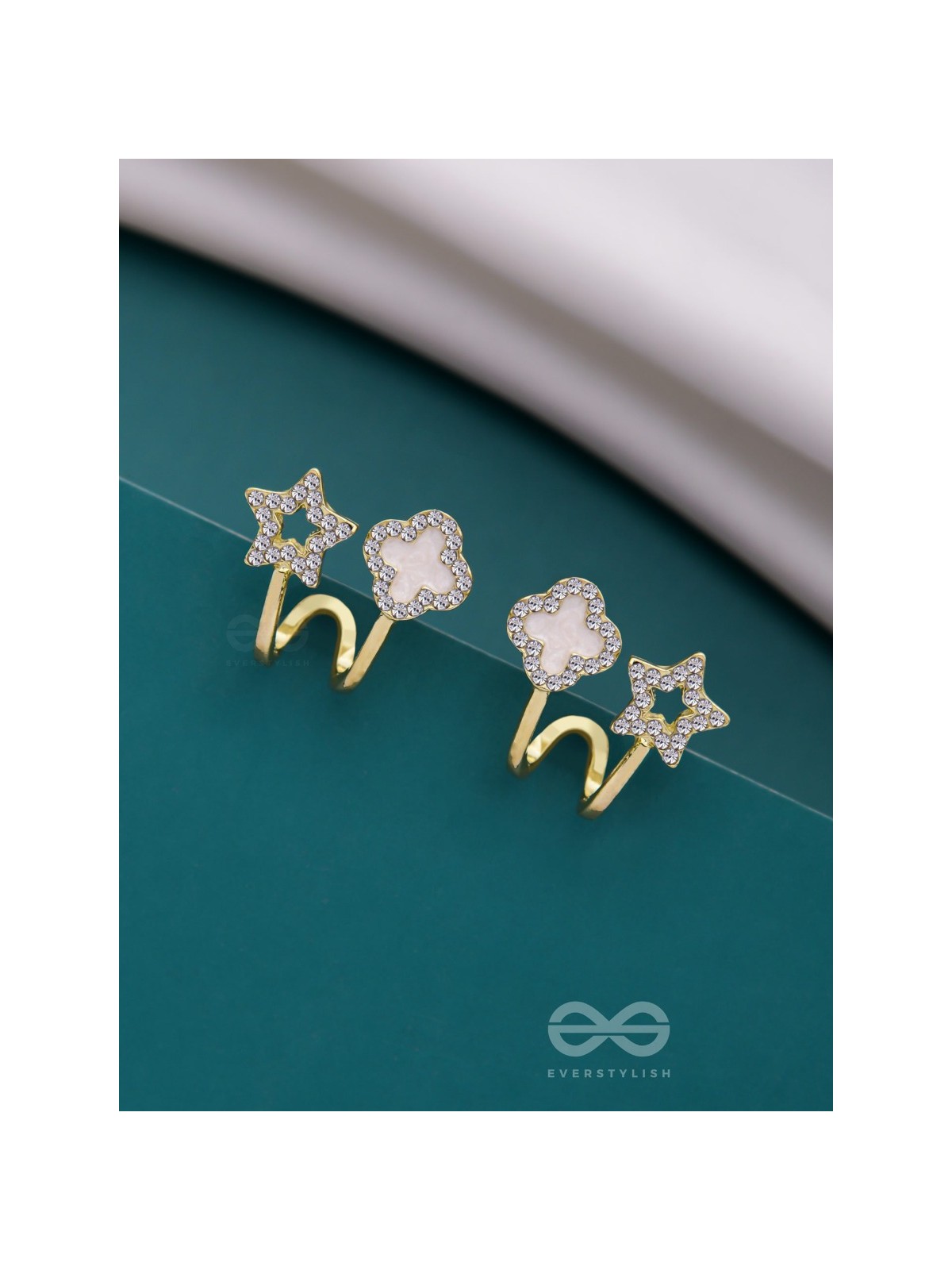 MAKE A WISH - STUD EARRINGS (WHITE)