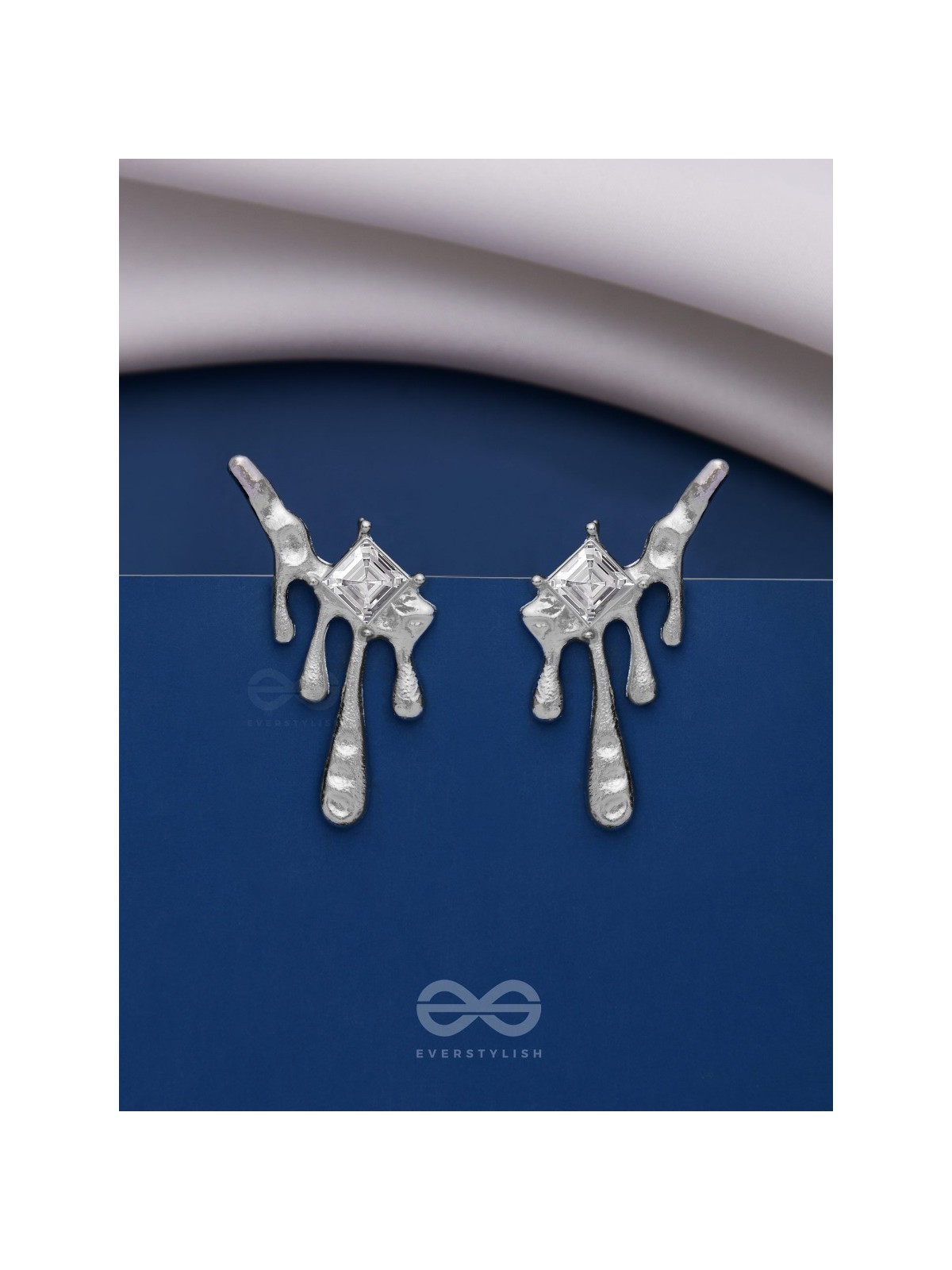 LIKE A DRIP, DRIP - SILVER STATEMENT STUDS