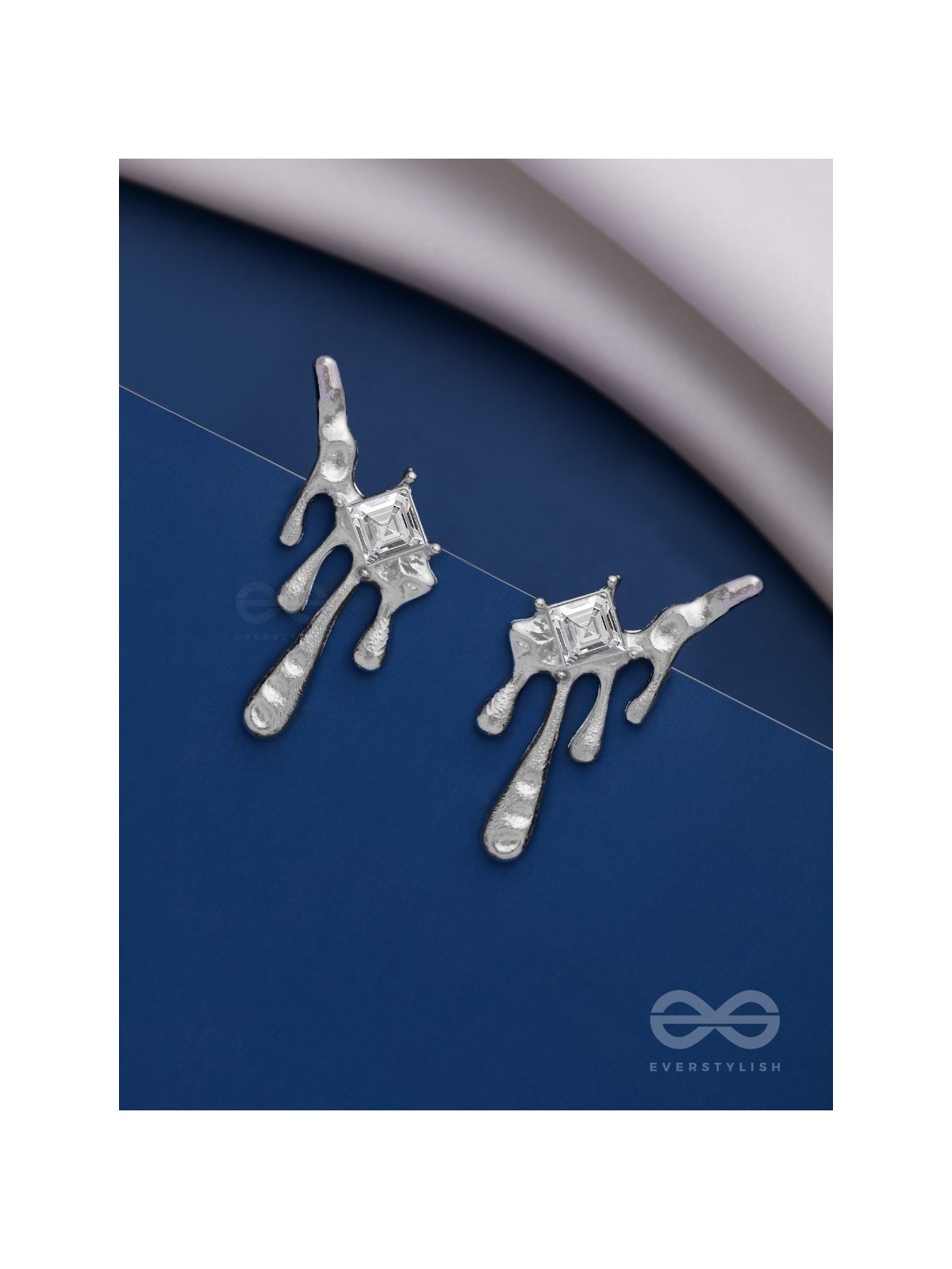 LIKE A DRIP, DRIP - SILVER STATEMENT STUDS