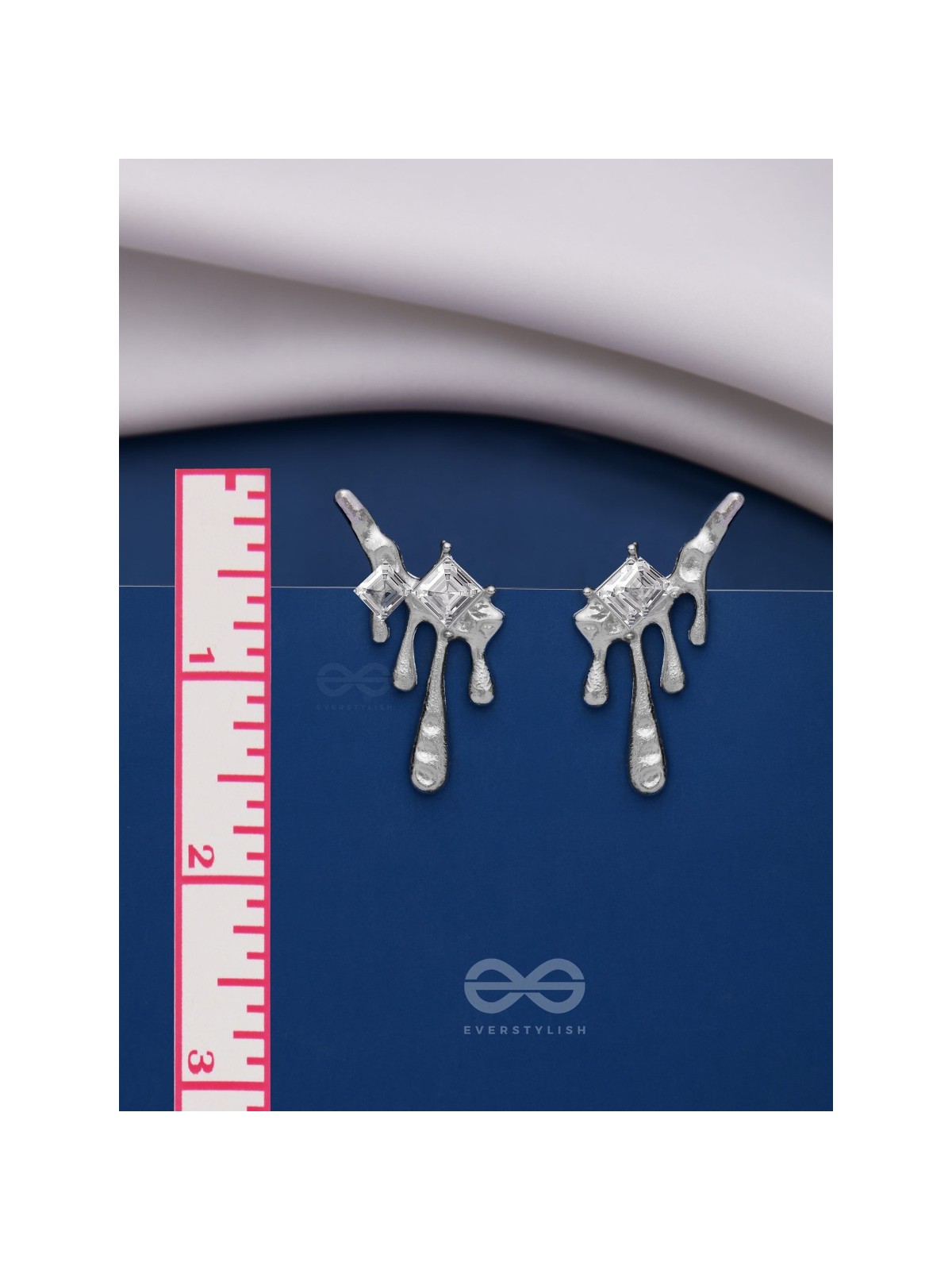 LIKE A DRIP, DRIP - SILVER STATEMENT STUDS