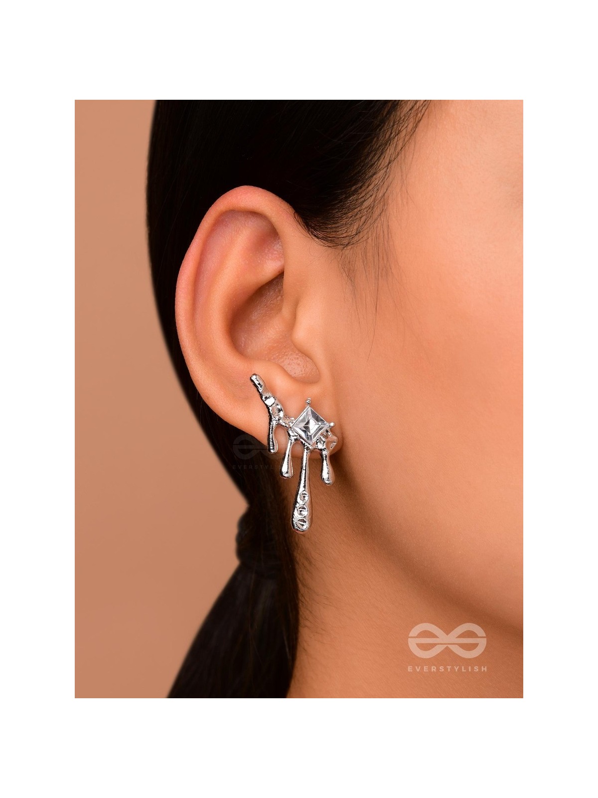 LIKE A DRIP, DRIP - SILVER STATEMENT STUDS