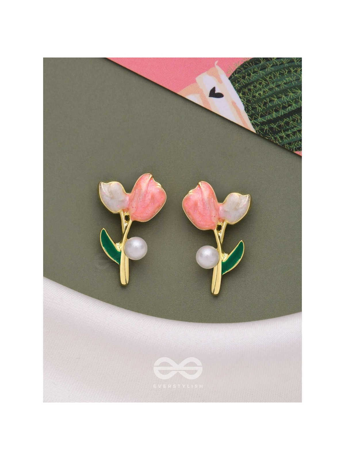 BLOOMING WITH JOY - MULTICOLORED FLORAL STUDS