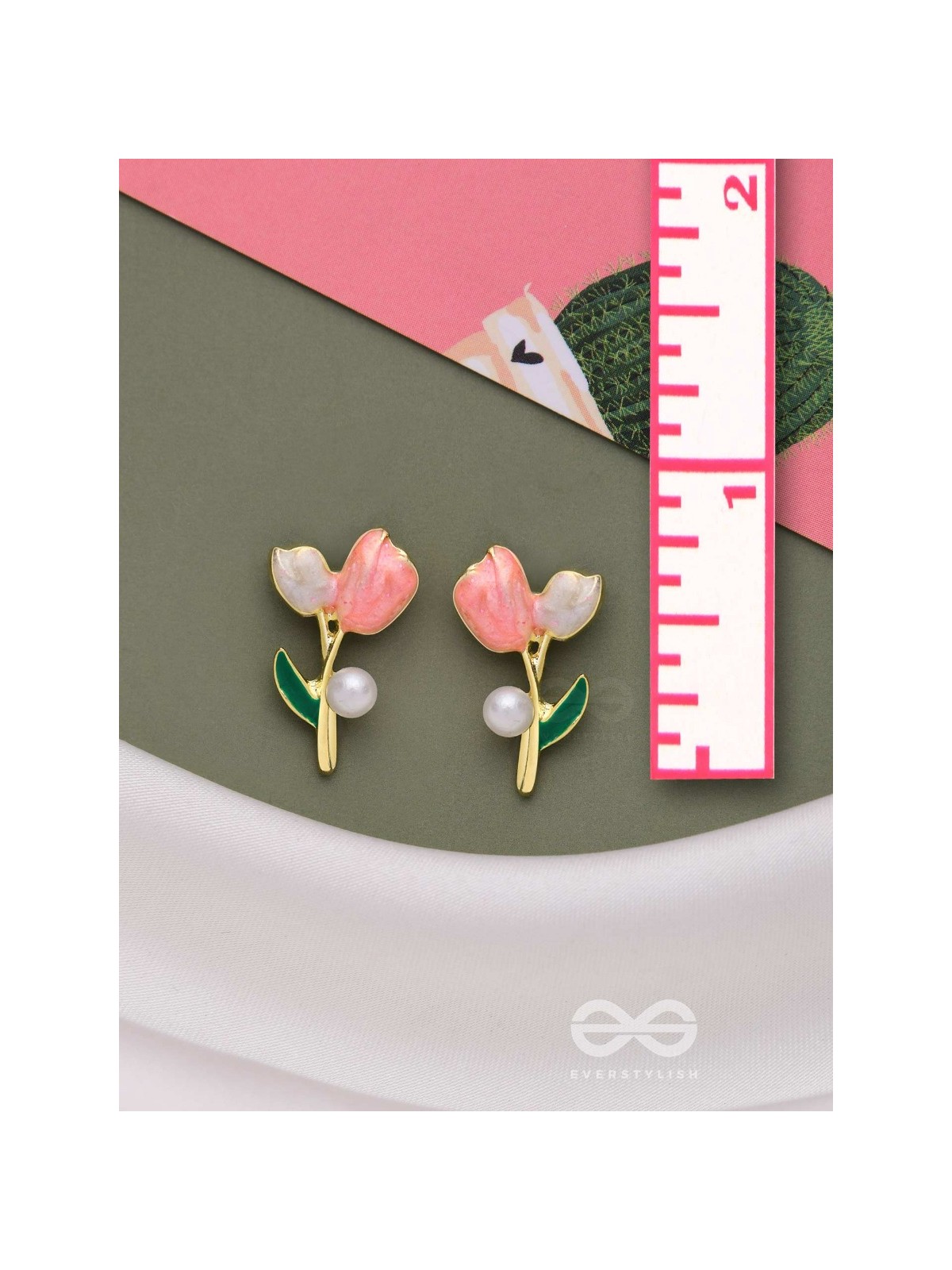 BLOOMING WITH JOY - MULTICOLORED FLORAL STUDS