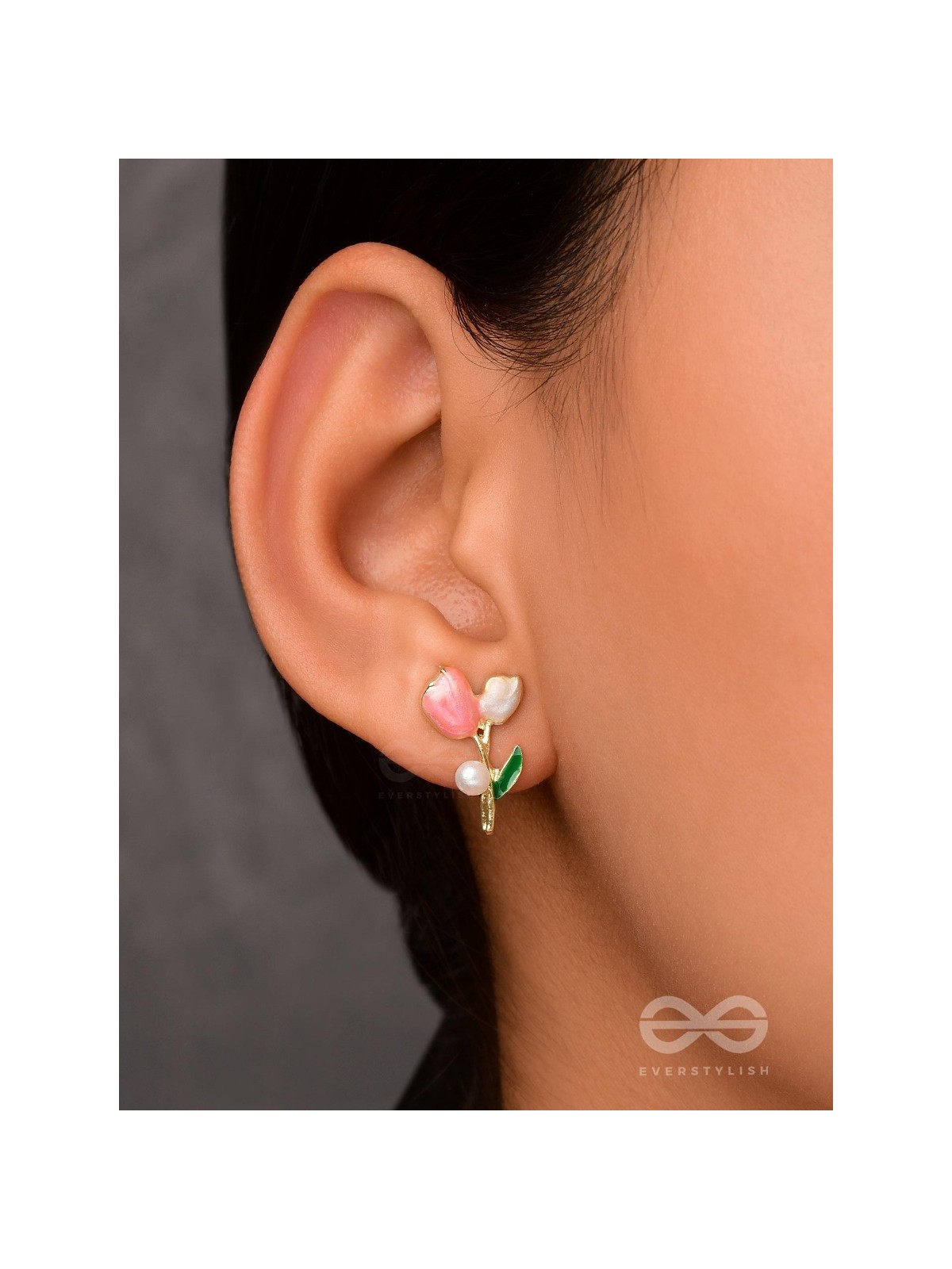BLOOMING WITH JOY - MULTICOLORED FLORAL STUDS
