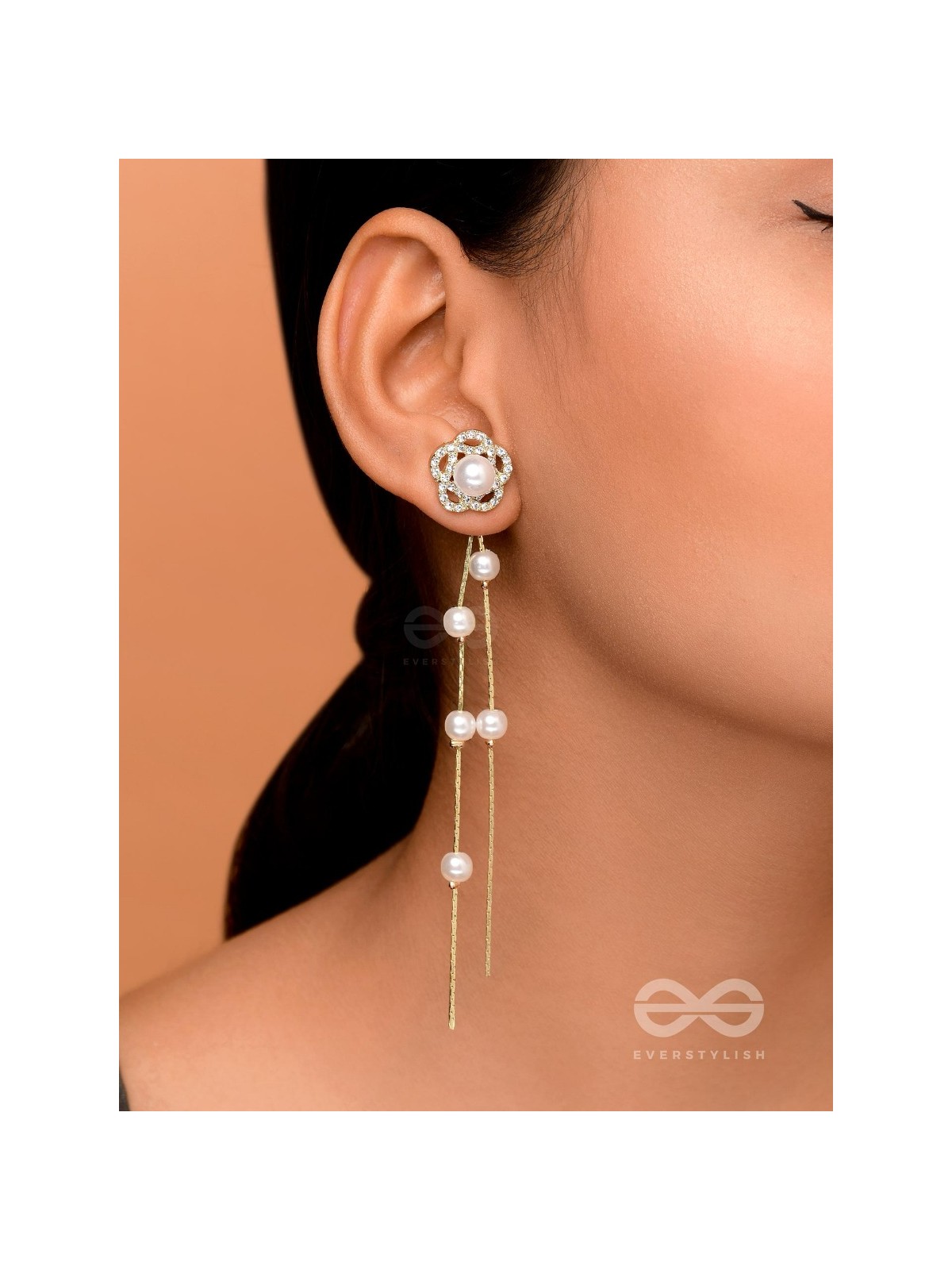 BLOOMIN HIGH - GOLDEN PEARL EAR JACKETS