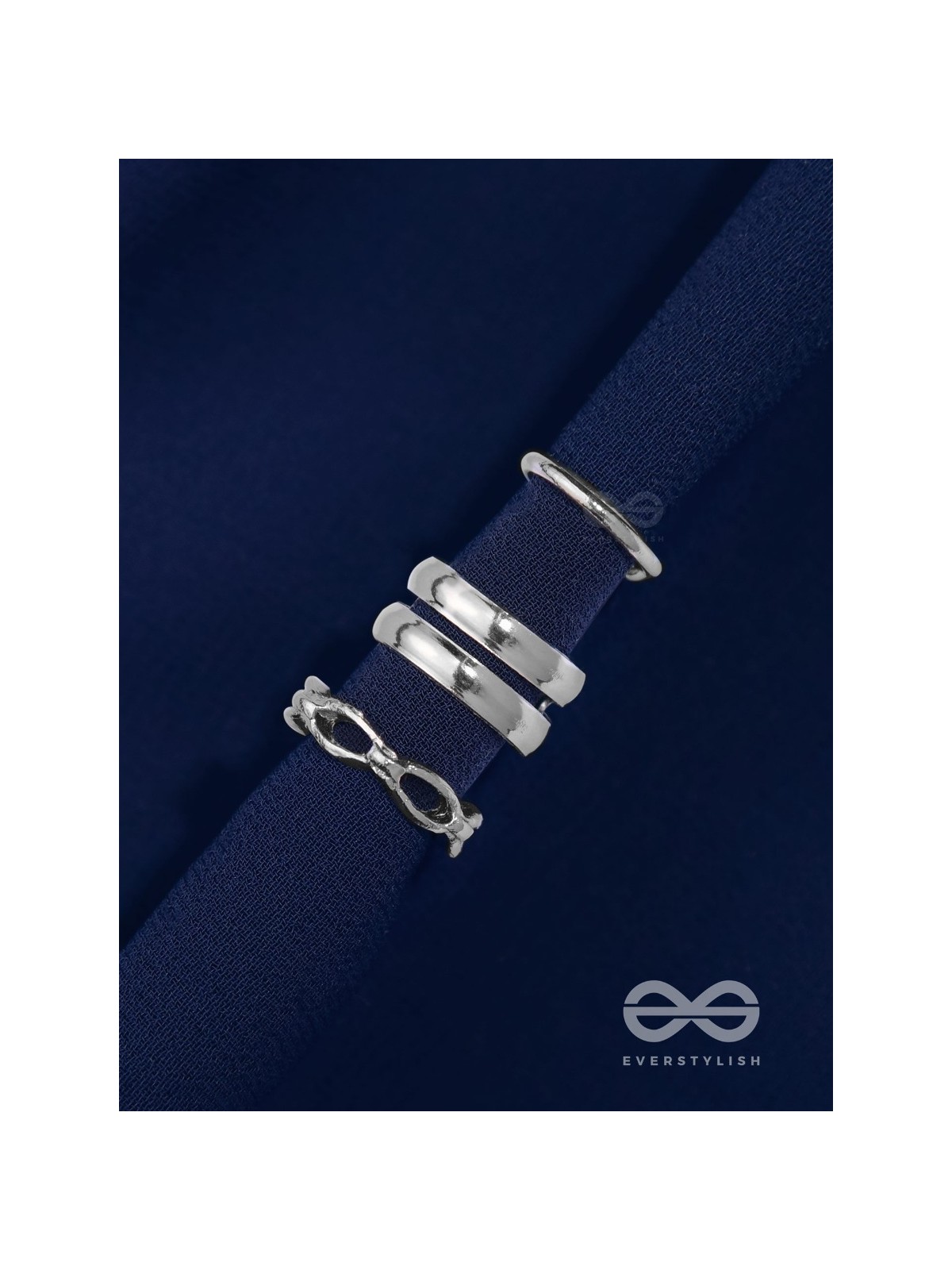 TRIPLE TREBLE - SET OF THREE EAR CUFFS (ONE EAR)