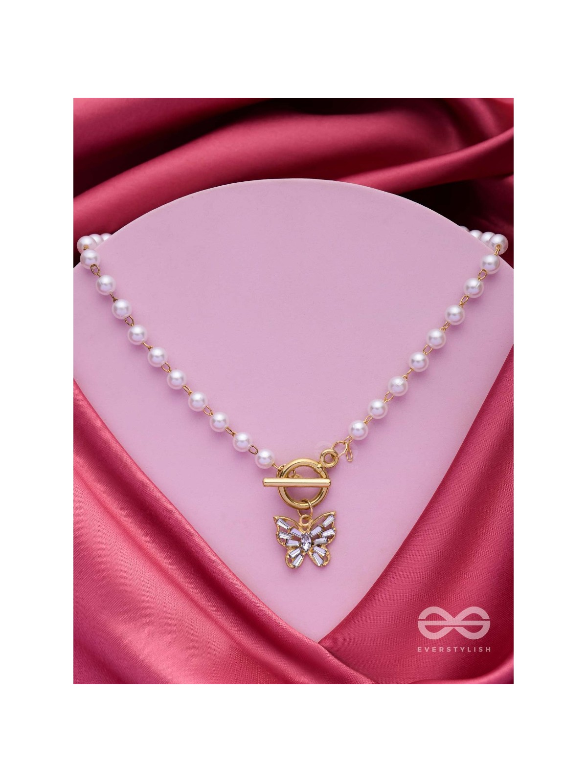 A FLYING MIRACLE - GOLDEN PEARL NECKPIECE