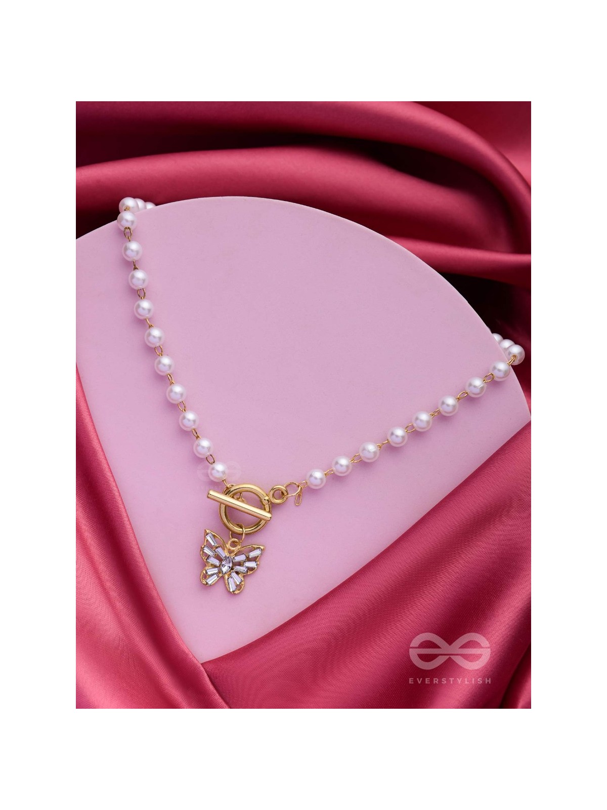 A FLYING MIRACLE - GOLDEN PEARL NECKPIECE