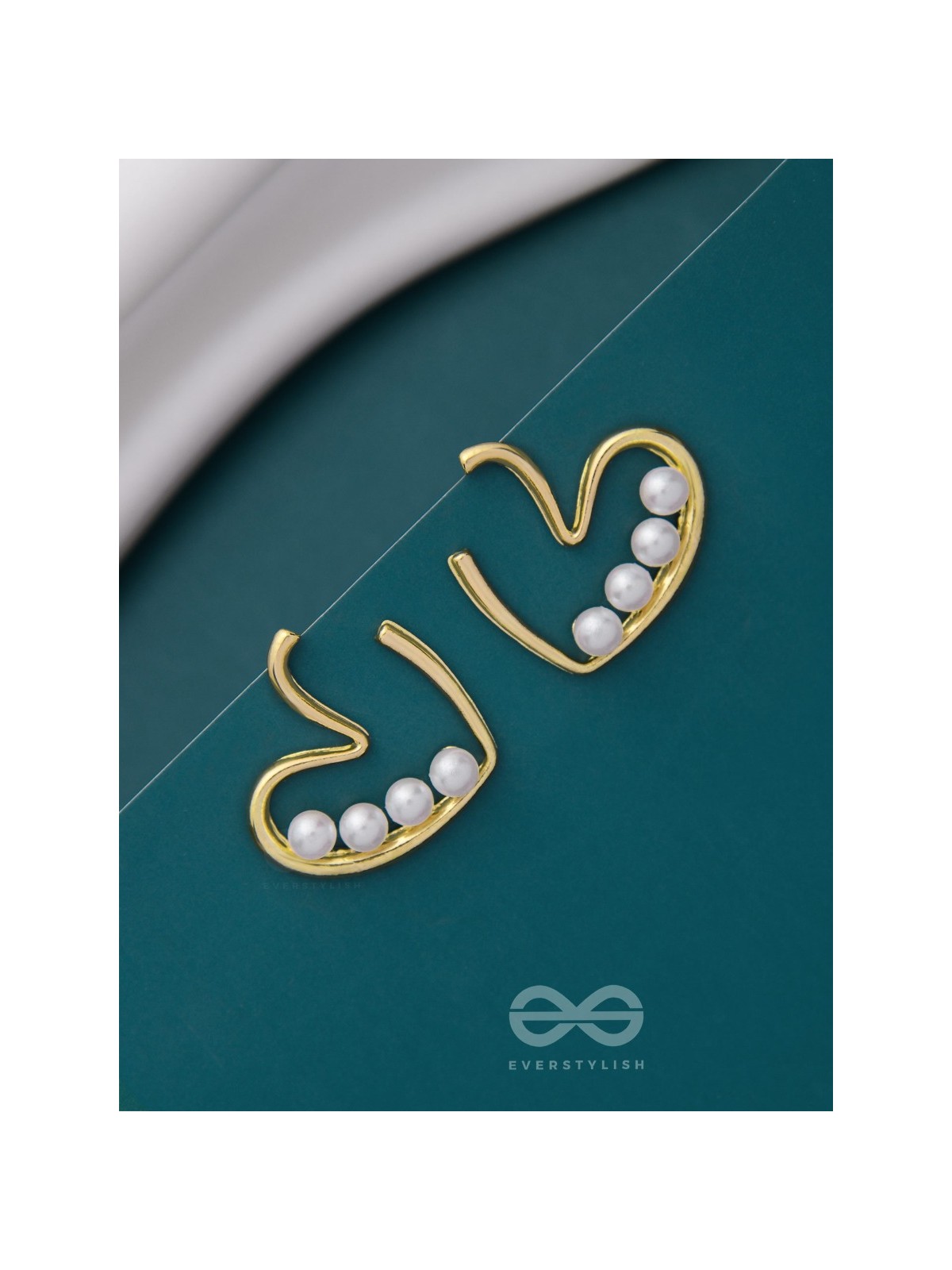 LOVE YOU STILL - GOLDEN PEARL STUDS