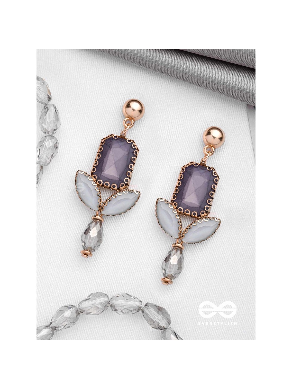 THE WHISPERED SKIES- STATEMENT DROP EARRINGS