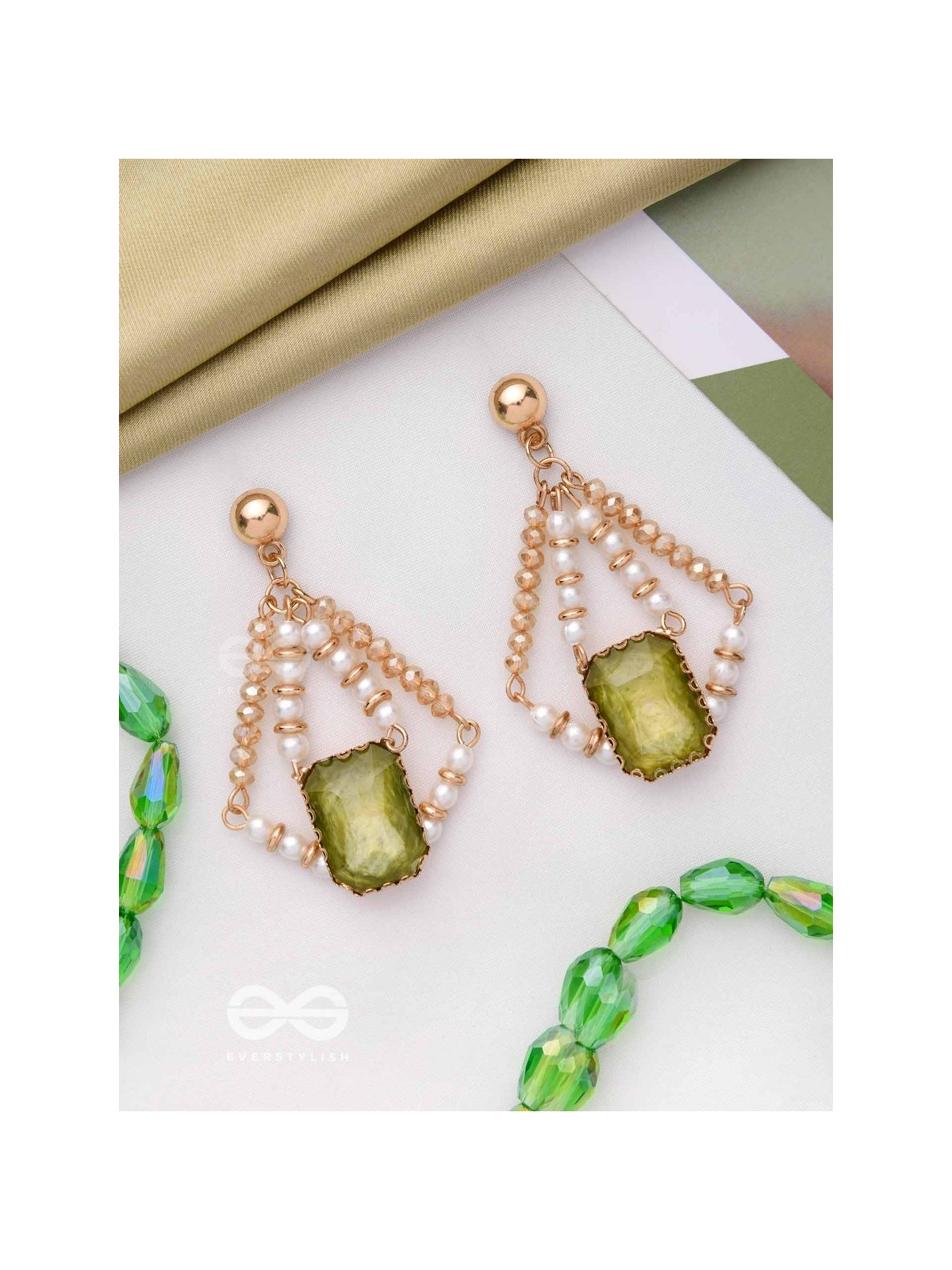 THE NATURE'S GRACE  - ELEGANT DROP EARRINGS