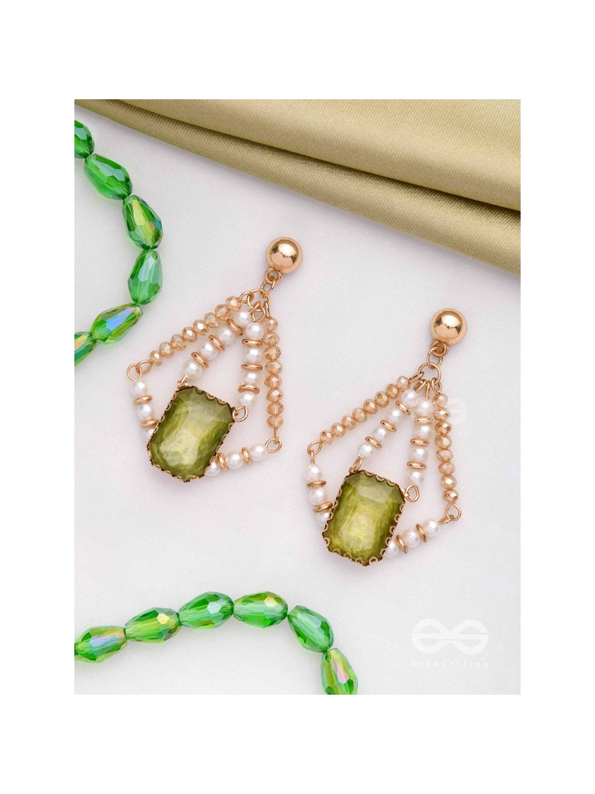 THE NATURE'S GRACE  - ELEGANT DROP EARRINGS