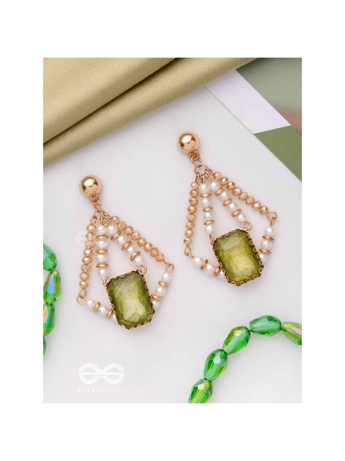 THE NATURE'S GRACE  - ELEGANT DROP EARRINGS