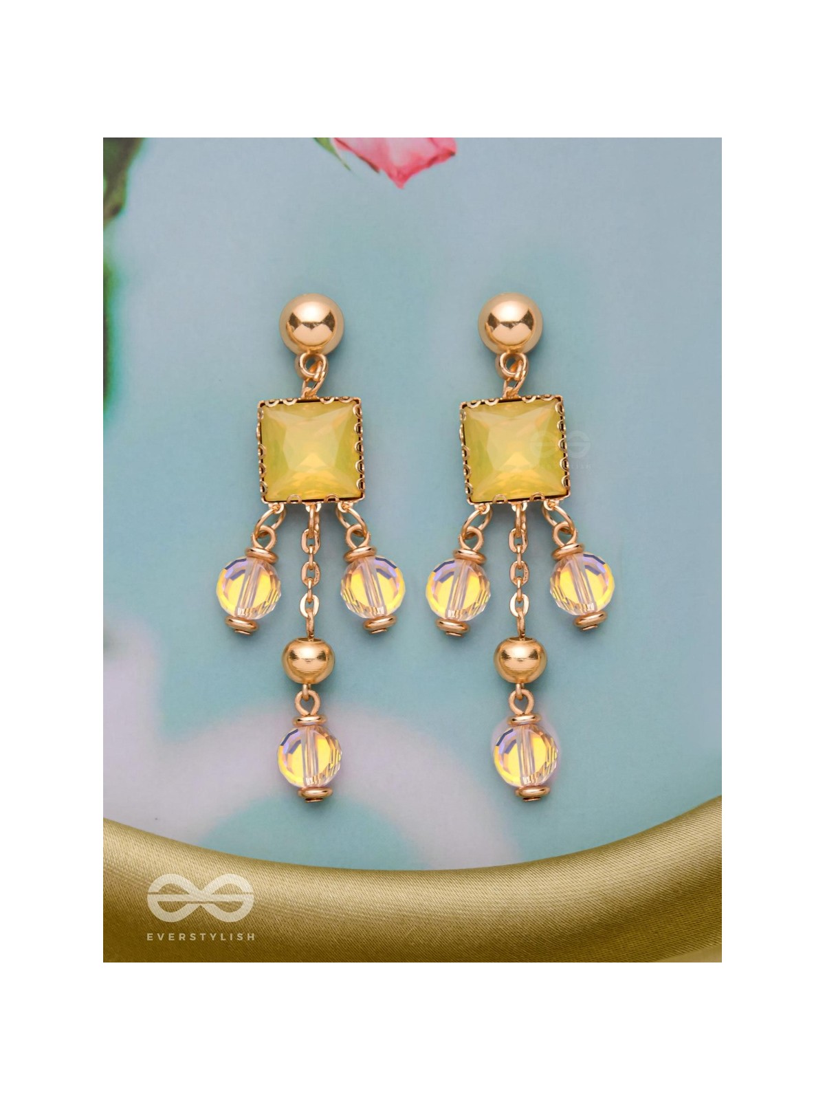 THE PINK LEMONADE - CASUAL DROP EARRINGS