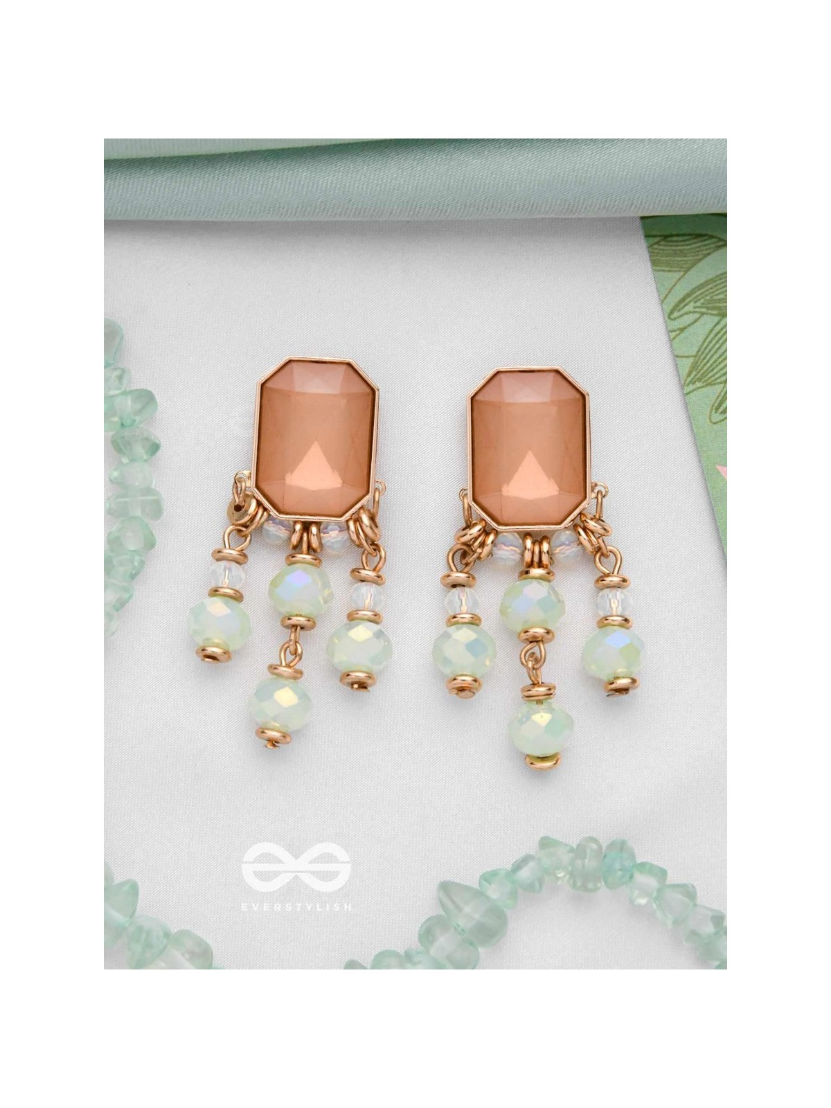 THE SHIMMER OF GLITZ - STATEMENT DROP EARRINGS