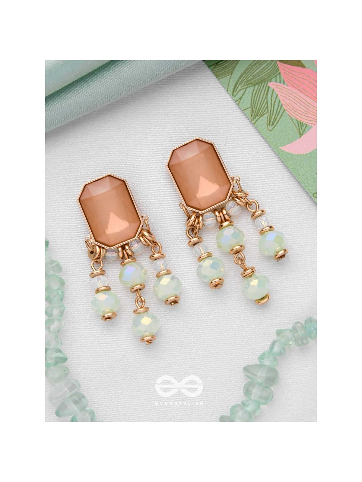 THE SHIMMER OF GLITZ - STATEMENT DROP EARRINGS