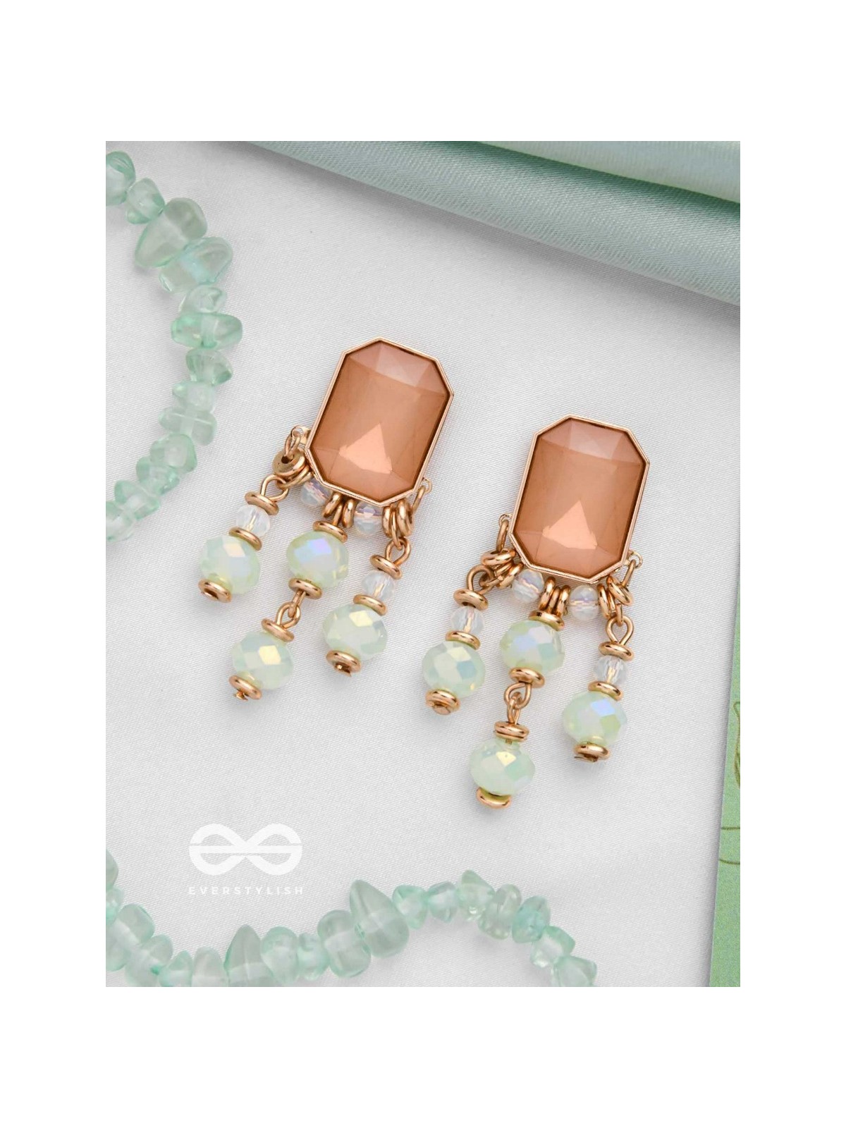 THE SHIMMER OF GLITZ - STATEMENT DROP EARRINGS