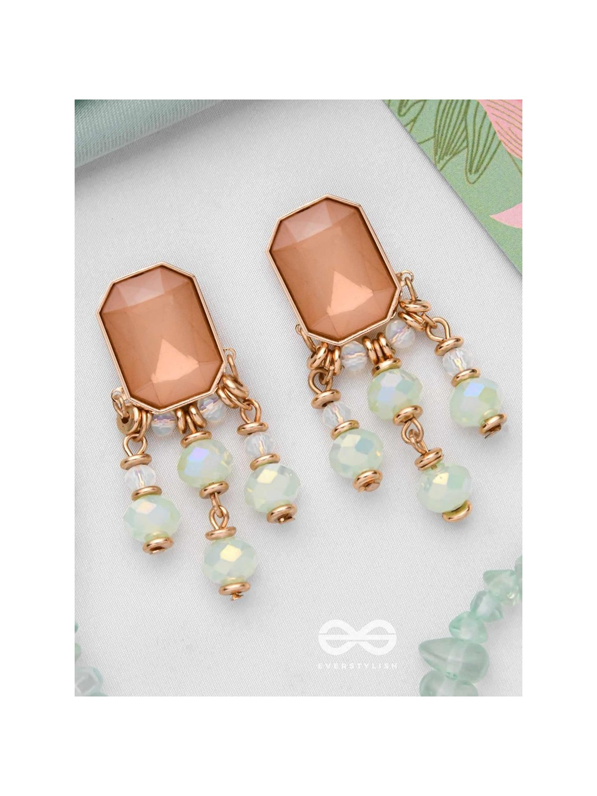 THE SHIMMER OF GLITZ - STATEMENT DROP EARRINGS