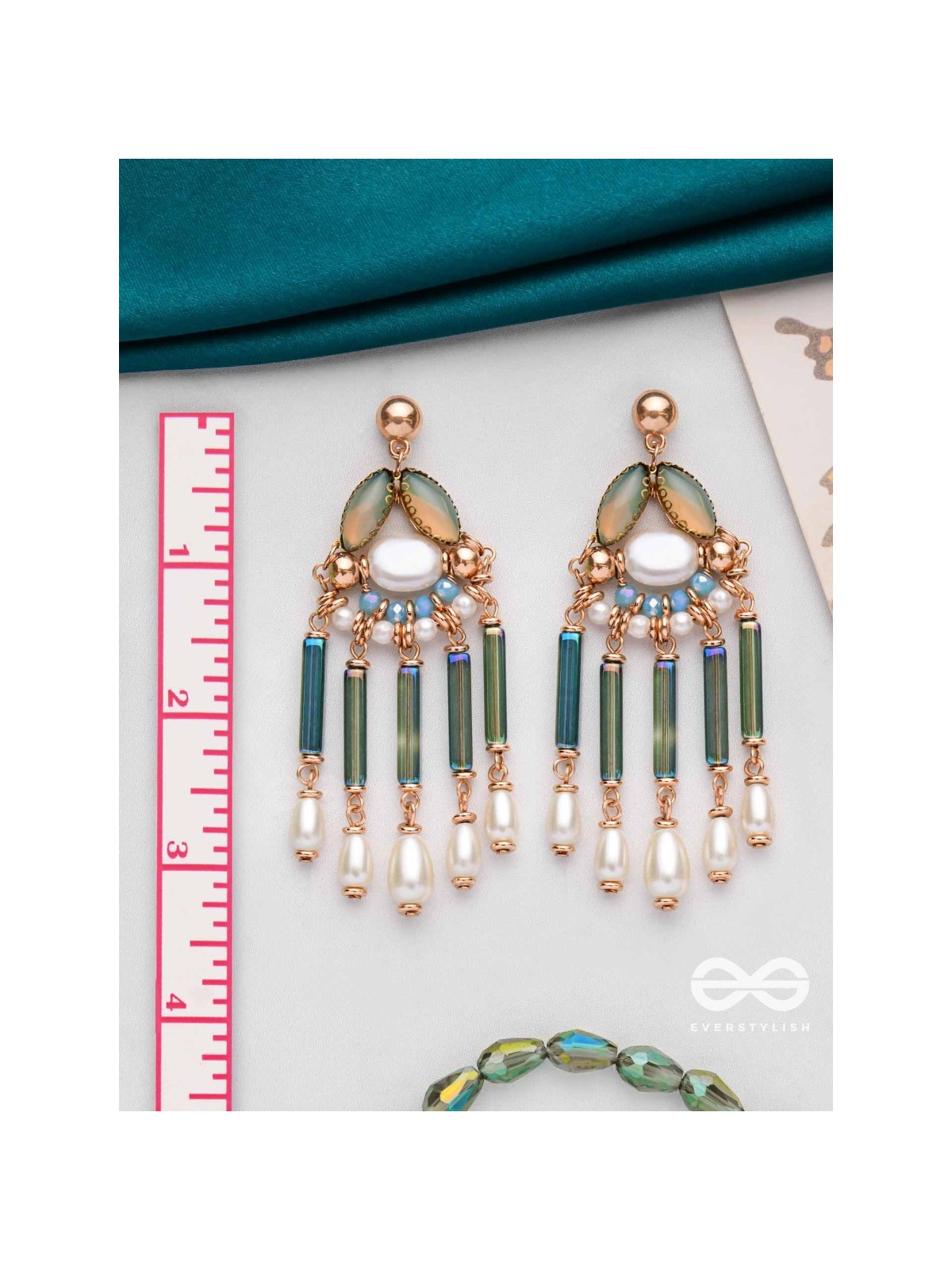 THE FOREST RAIN - STATEMENT DROP EARRINGS