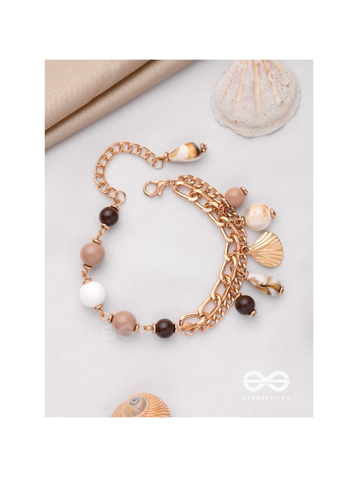COFFEE BY BEACHSIDE - STATEMENT LAYERED BRACELET