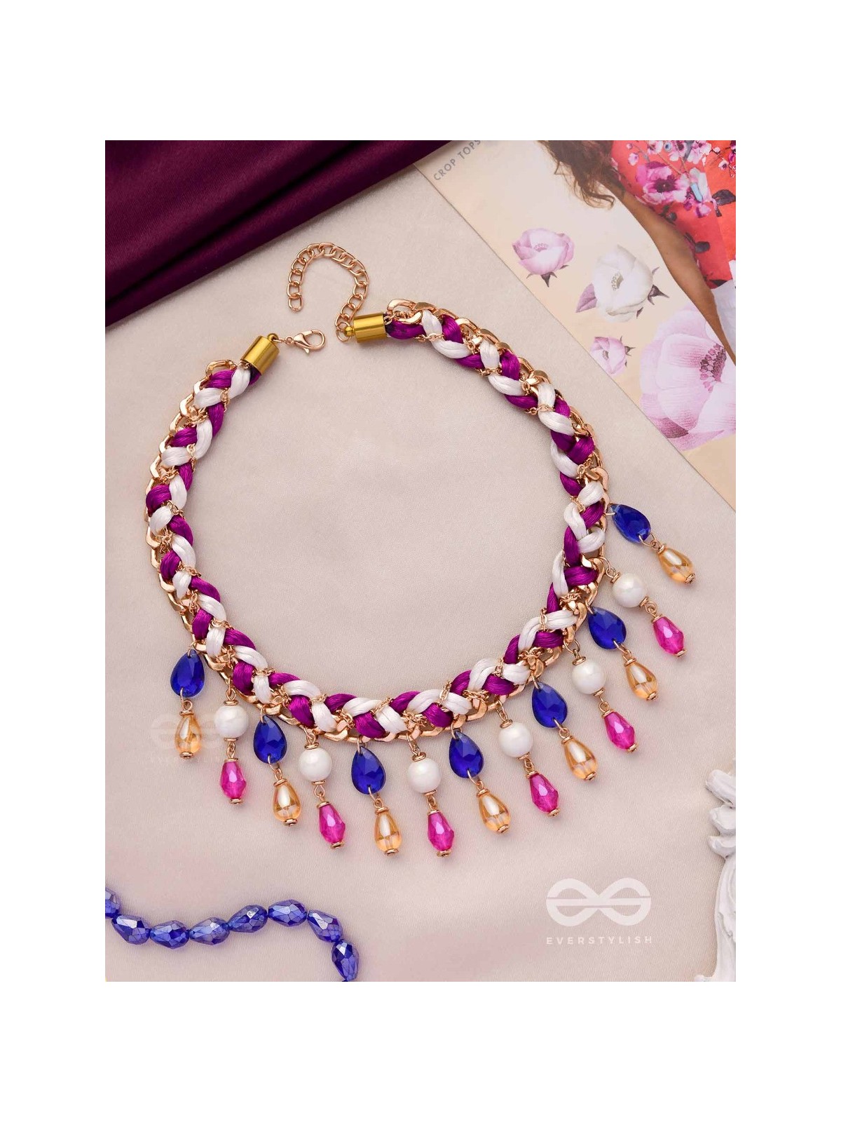 SUGAR & SPICE - MULTICOLOR STATEMENT NECKPIECE
