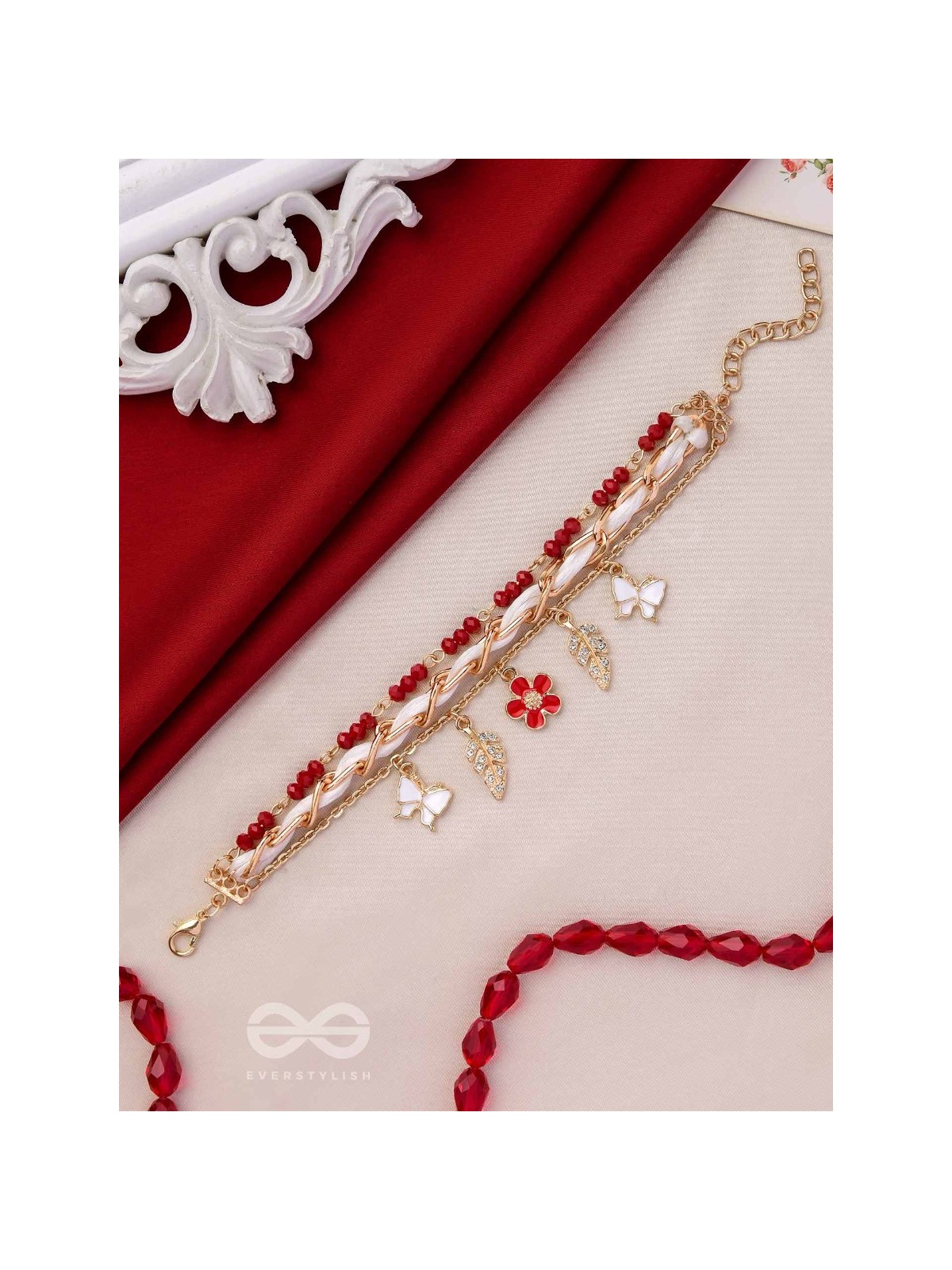 THE SCARLET'S GARDEN - STATEMENT MULTILAYERED BRACELET
