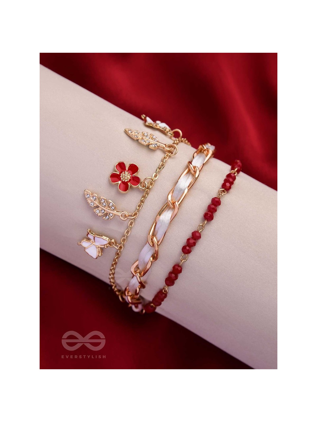 THE SCARLET'S GARDEN - STATEMENT MULTILAYERED BRACELET