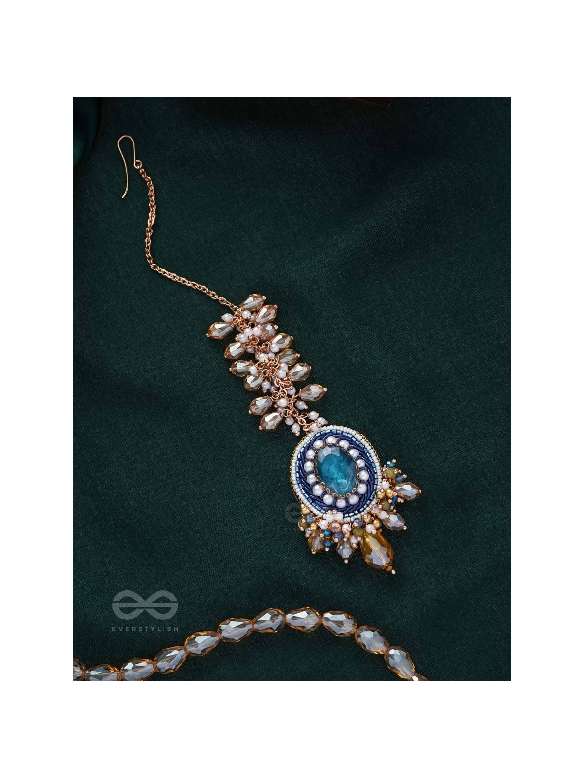 PARIBA - A ROYAL PRESENT - STONE AND BEADS EMBROIDERED MAANGTIKA