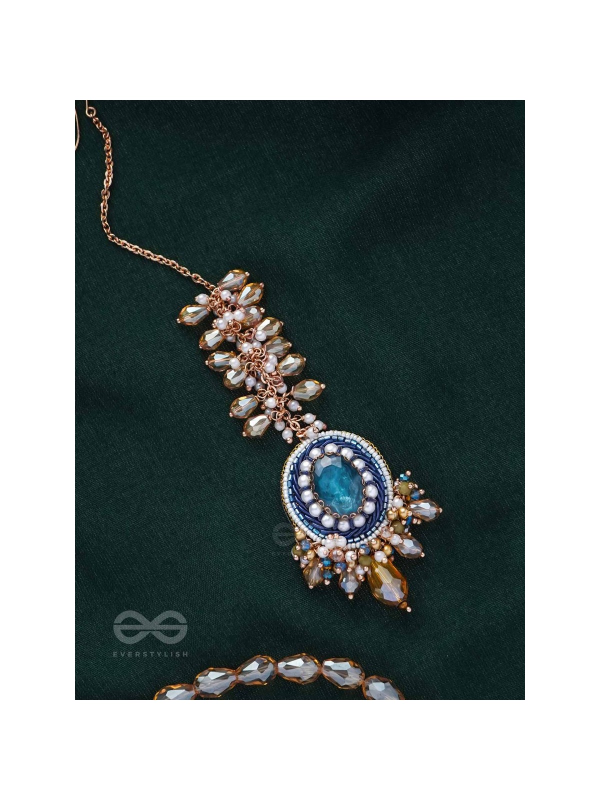 PARIBA - A ROYAL PRESENT - STONE AND BEADS EMBROIDERED MAANGTIKA