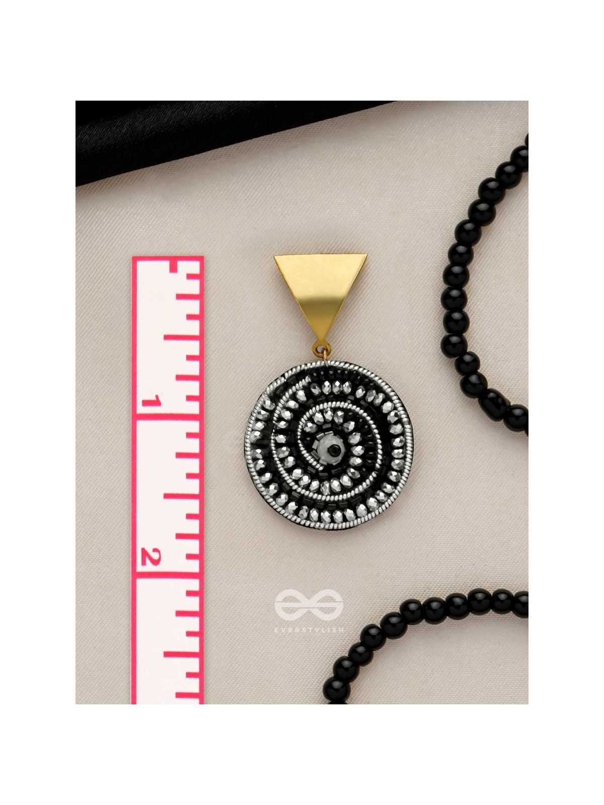 PRAGYALU - THE WISE CHOICE - BEADS AND CUTDANA EMBROIDERED EARRINGS